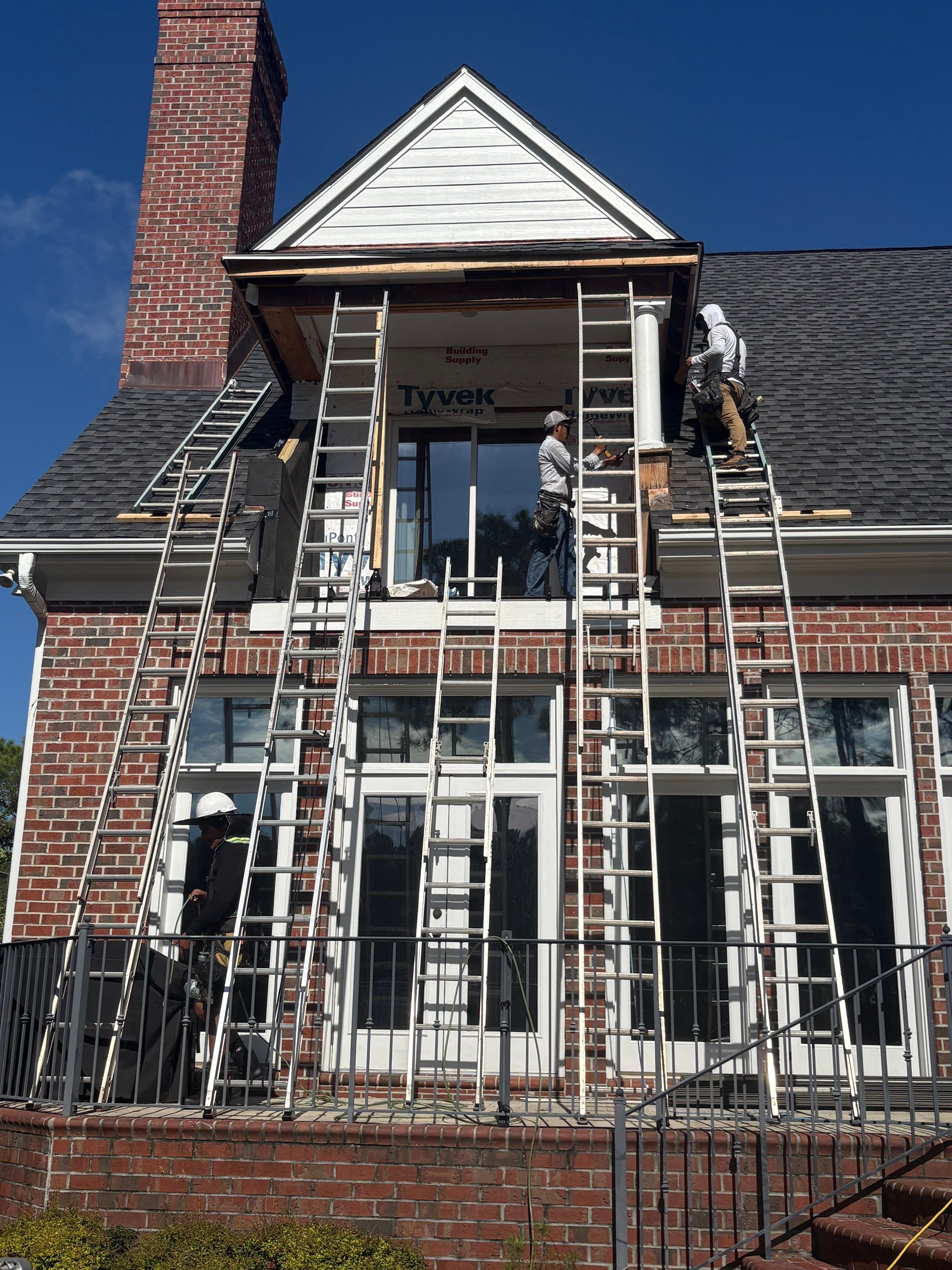 Southport Dormer Siding Replacement and Architectural Trim Restoration by Ideal Siding Wilmington, NC