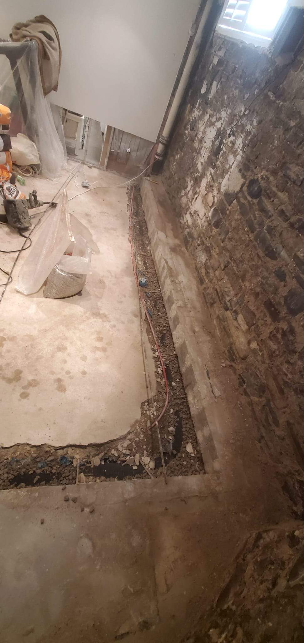 Interior waterproofing Project in Toronto, ON by Canada Waterproofers Inc