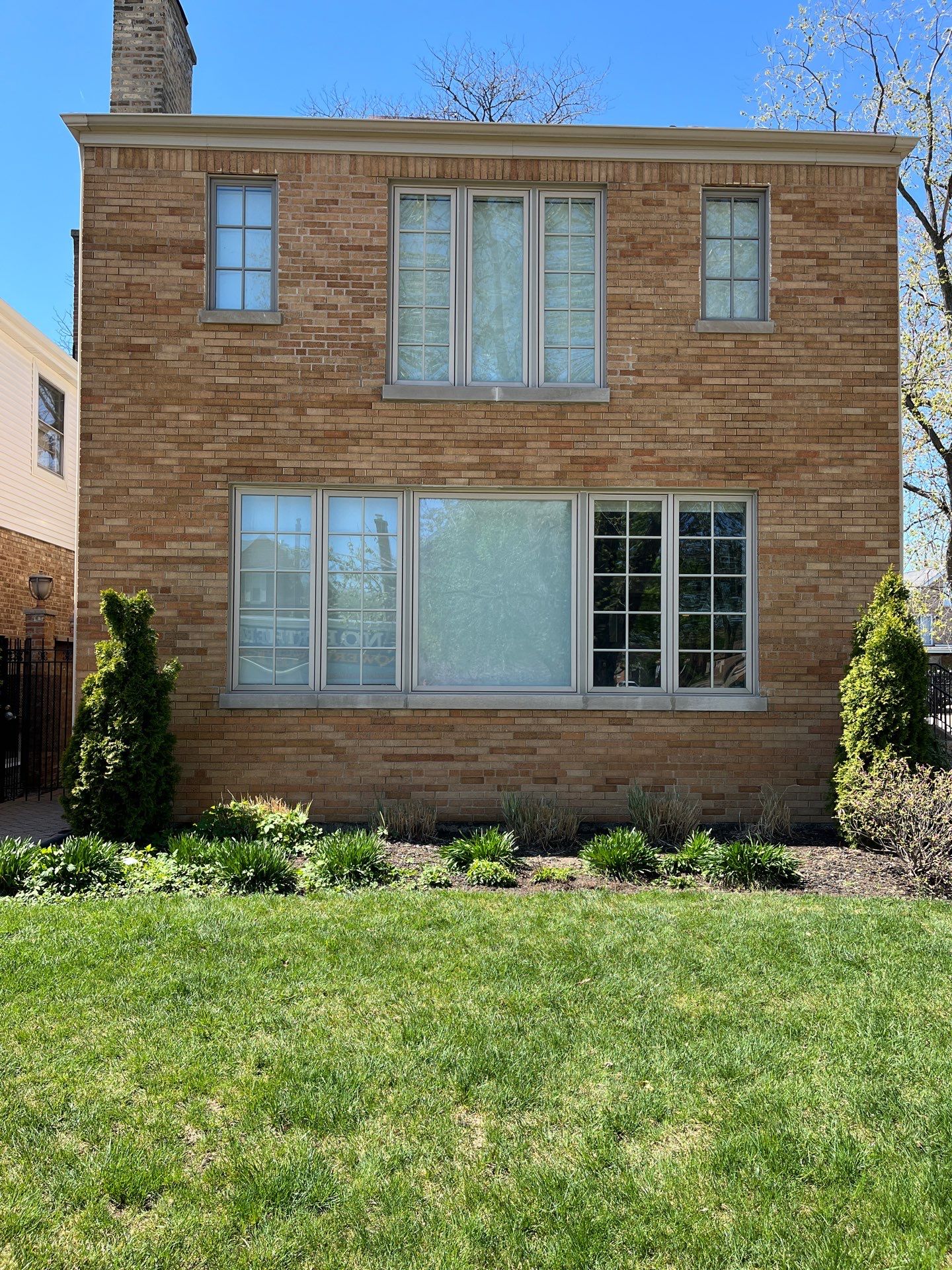 Brick repair, CSS, and stone cleaning by Northern Power Washing LLC.