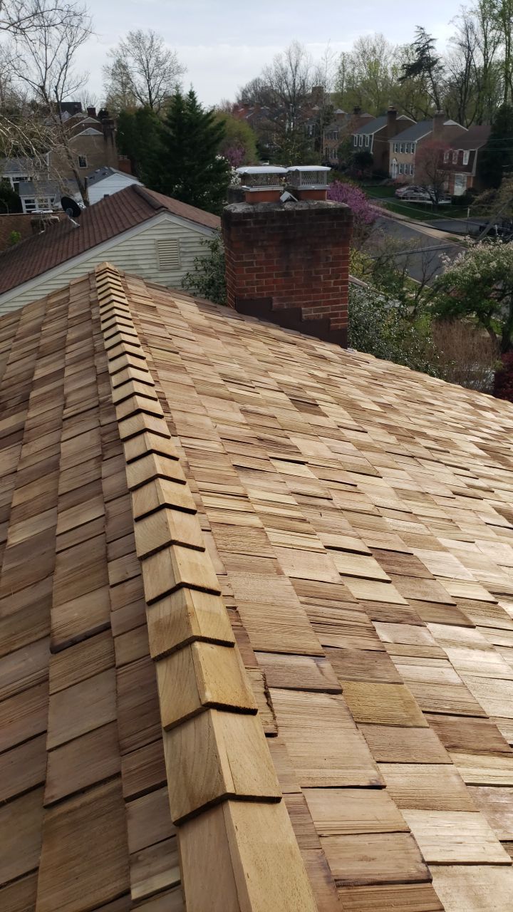 McLean Cedar Shake Roofing Project  by RM Banning, Inc.