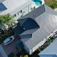 24ga 1" Nail-Strip Charcoal Gray  by Total Roofing System The Metal Roof Experts