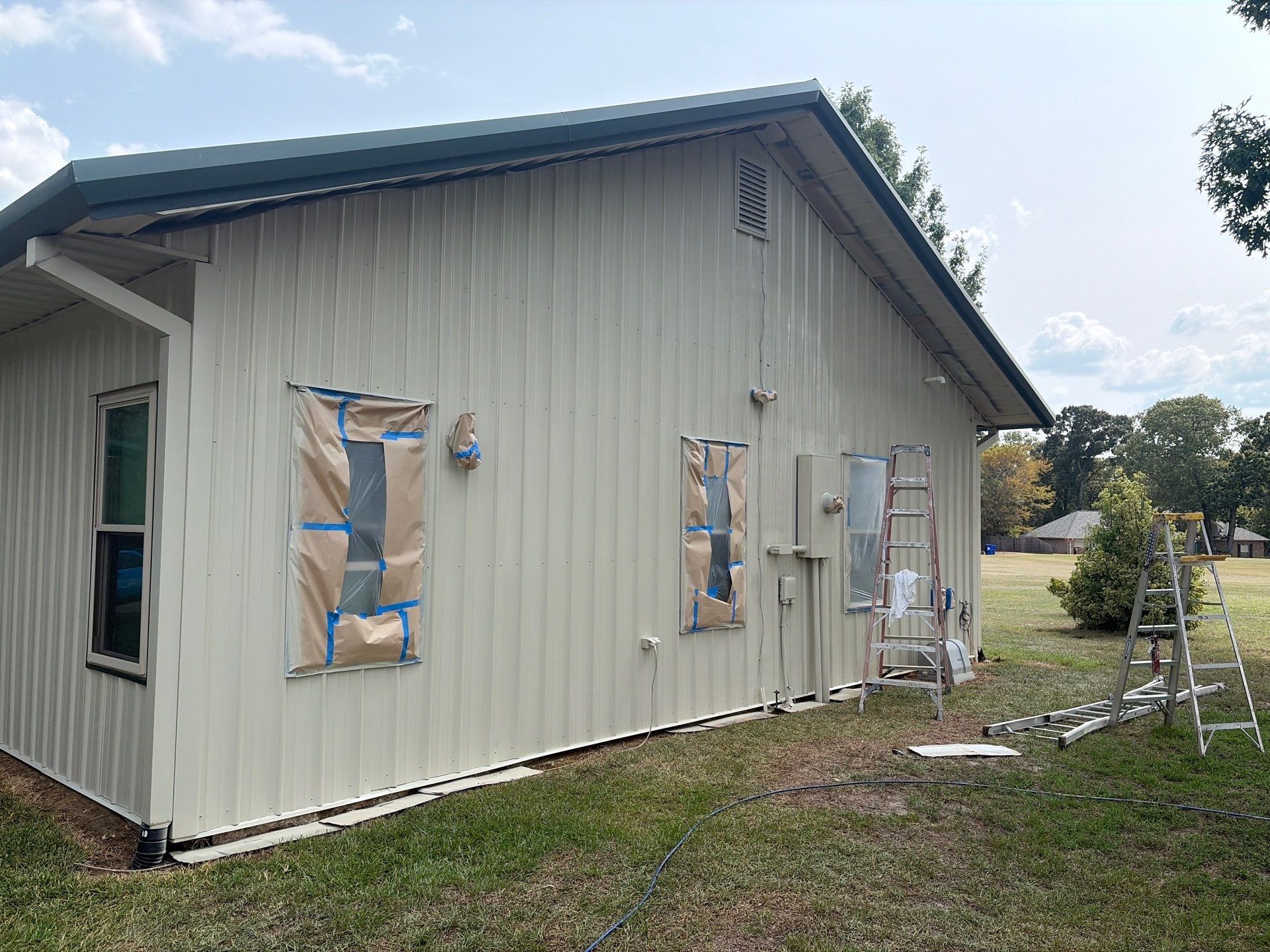 Partial Exterior Paint & Wash in Flint, TX by Quality Coats Painting