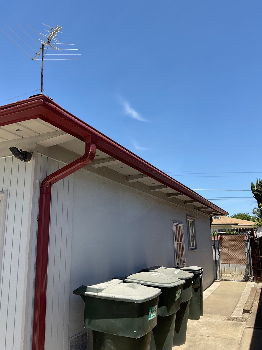 Gutter Installation using Englert LeafGuard Gutters by Byers Enterprises 