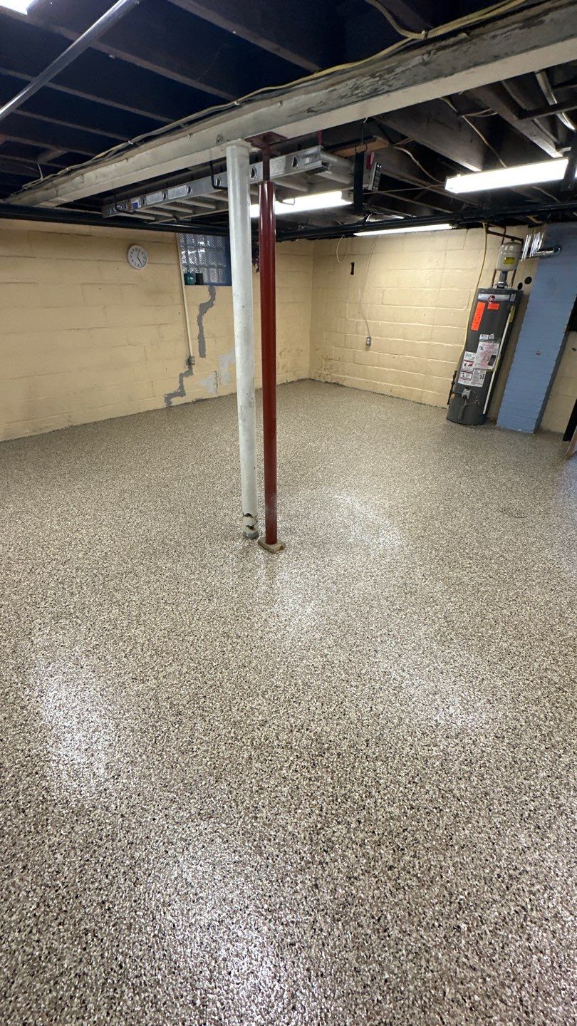 Shoreline Basement Project in Pittsburgh by Floors in a Day, Inc