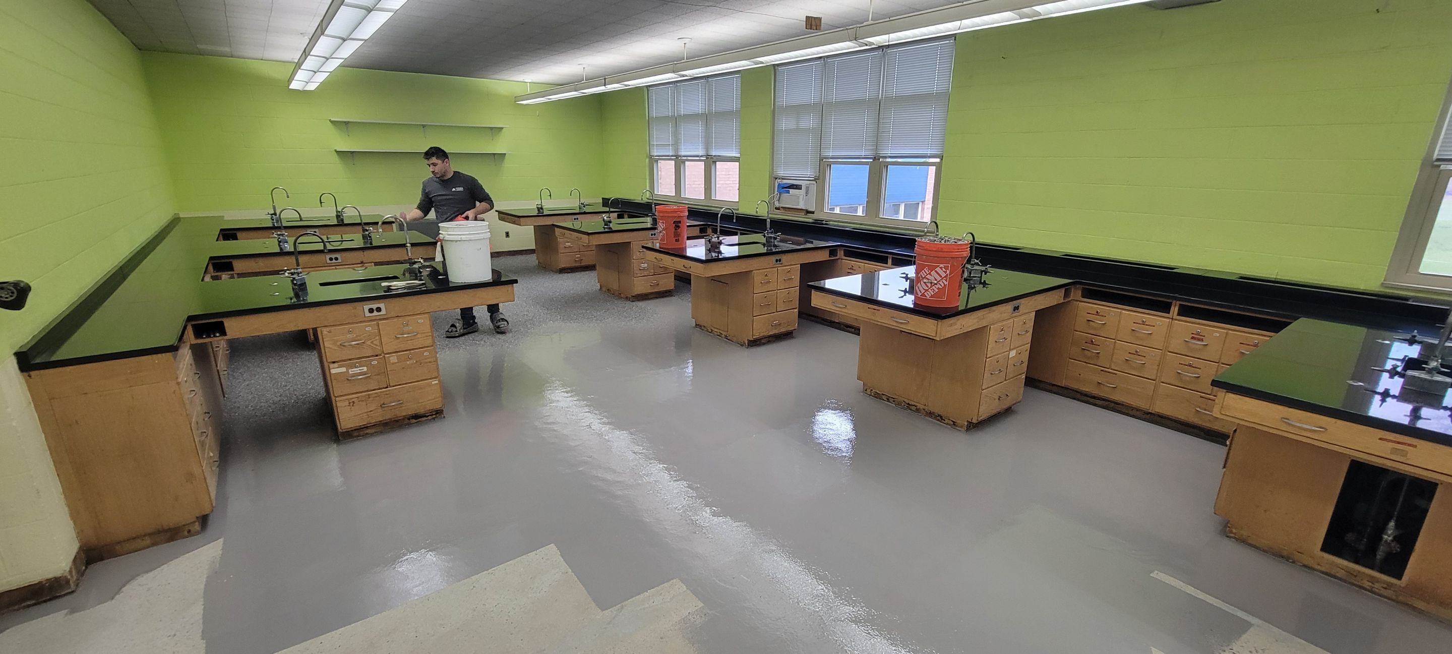 Classroom in Silvercreek - Warren, OH by Alexander Concrete Coatings