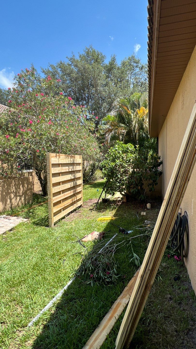 Osprey, FL 6ft. Tall Treated Horizontal Shadowbox Wood Fence by Asap fence and gates, LLC