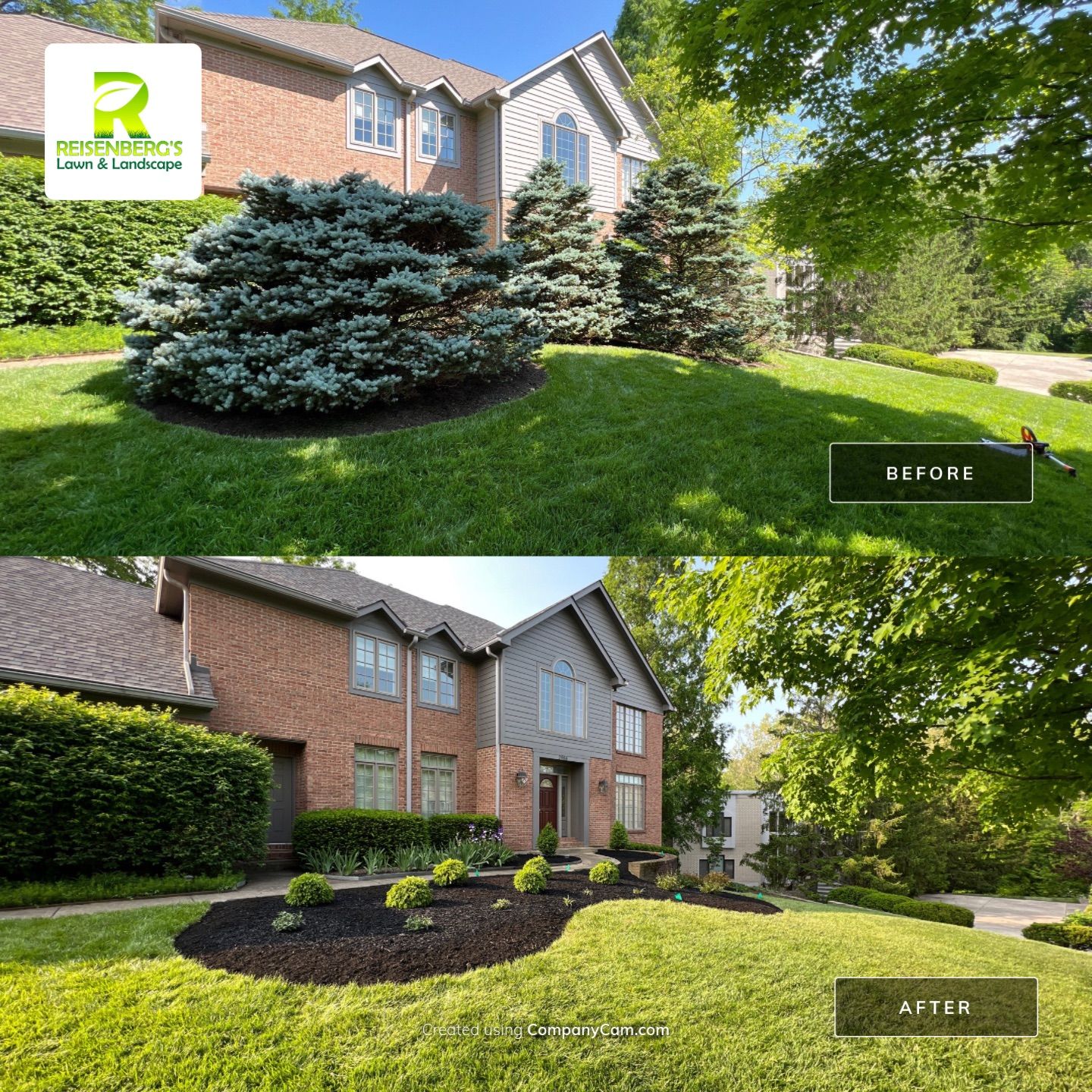 Landscape Tear Our & Install by Reisenberg’s Lawn & Landscape, LLC