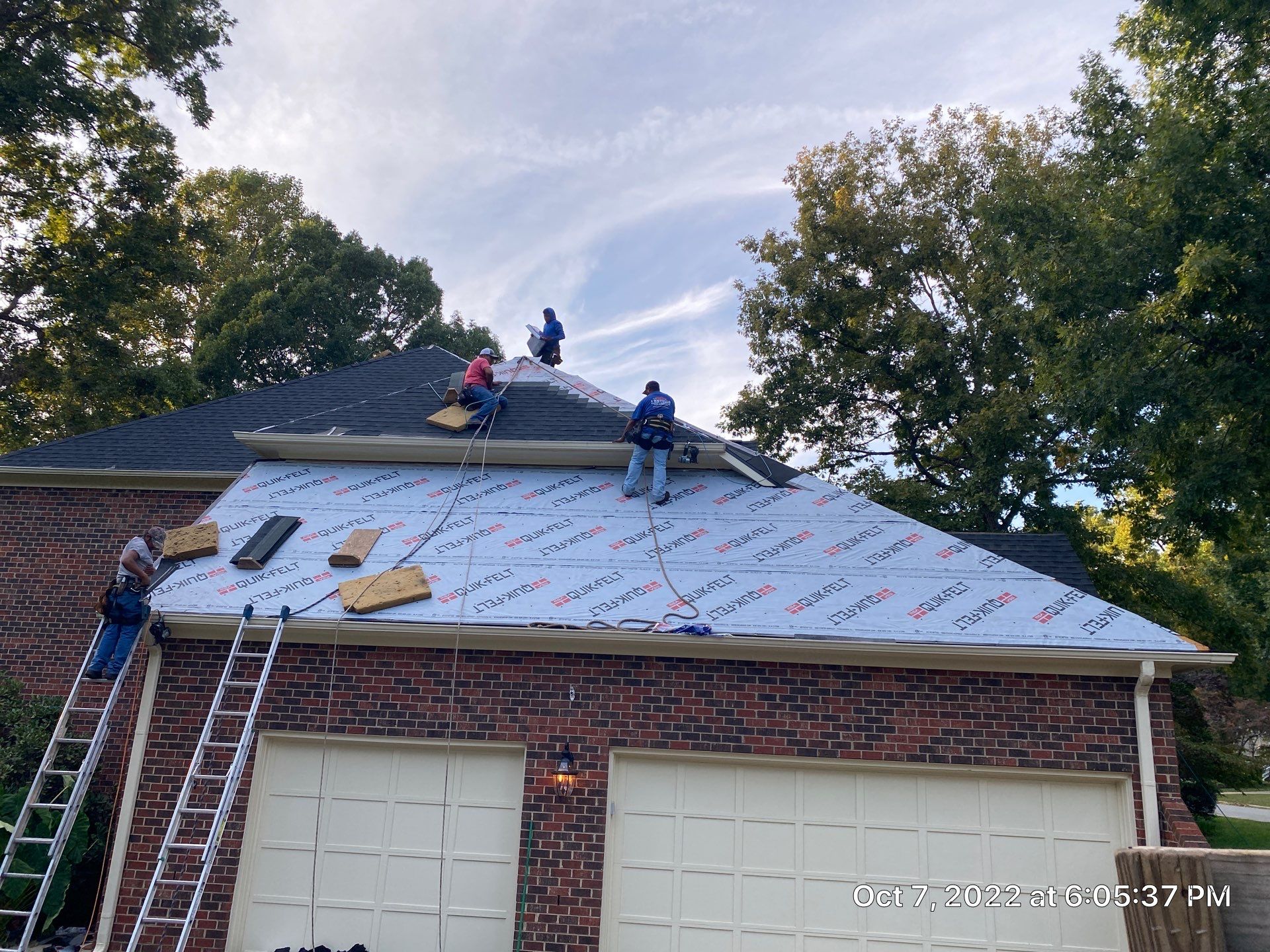 Happy Customer for Life by Just In Time Roofing and Restoration
