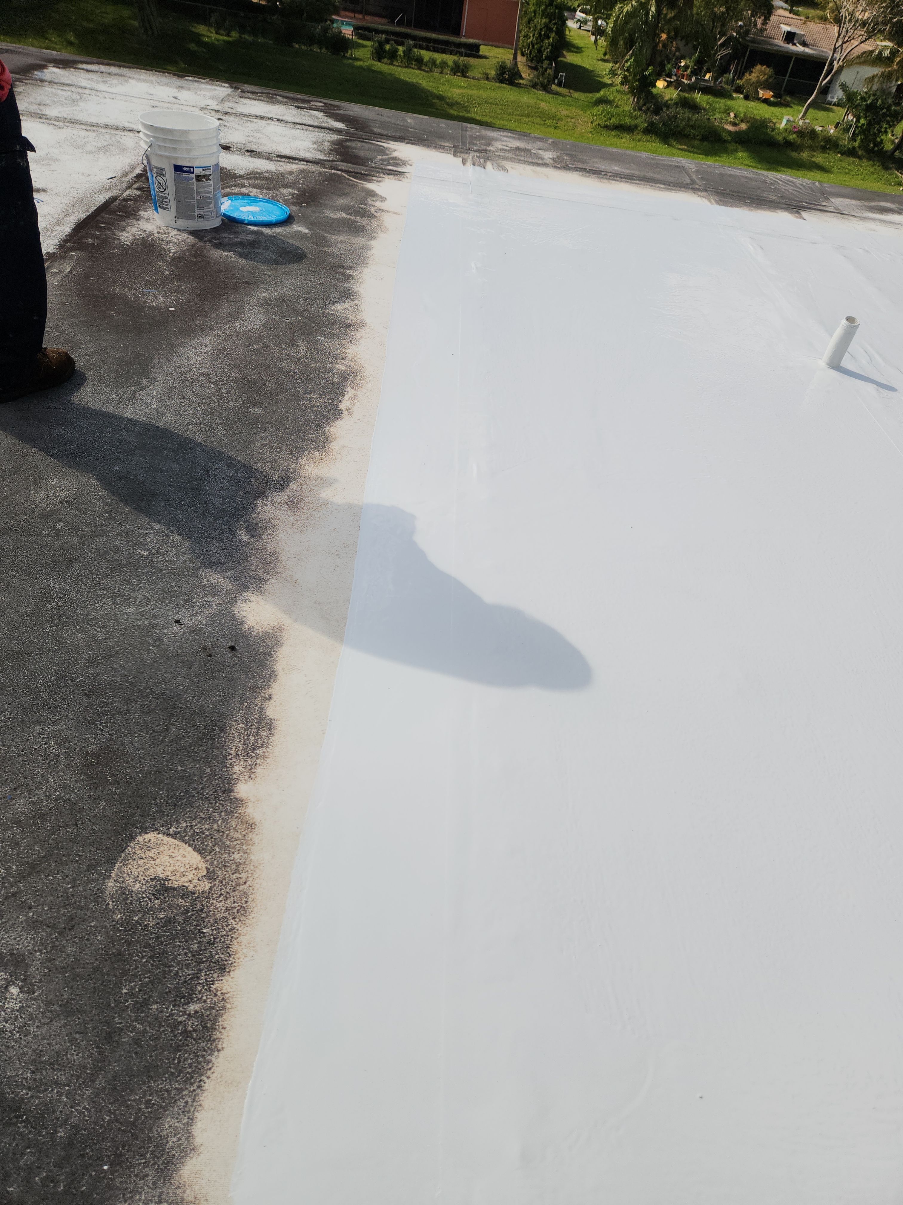 Reflective Silicone Roof Coating and Maintenance in Palm Beach Gardens by Aastro Roofing