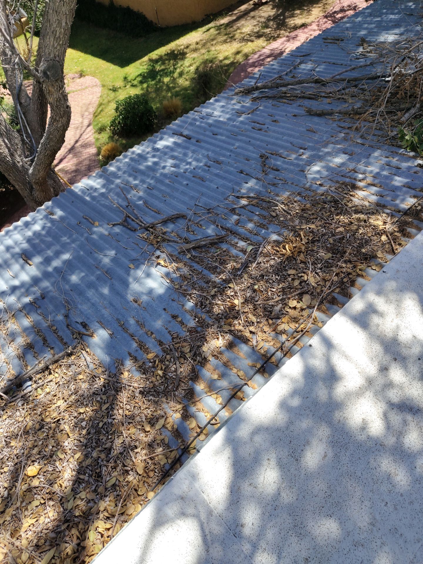 Residential roof application by SPF Services 