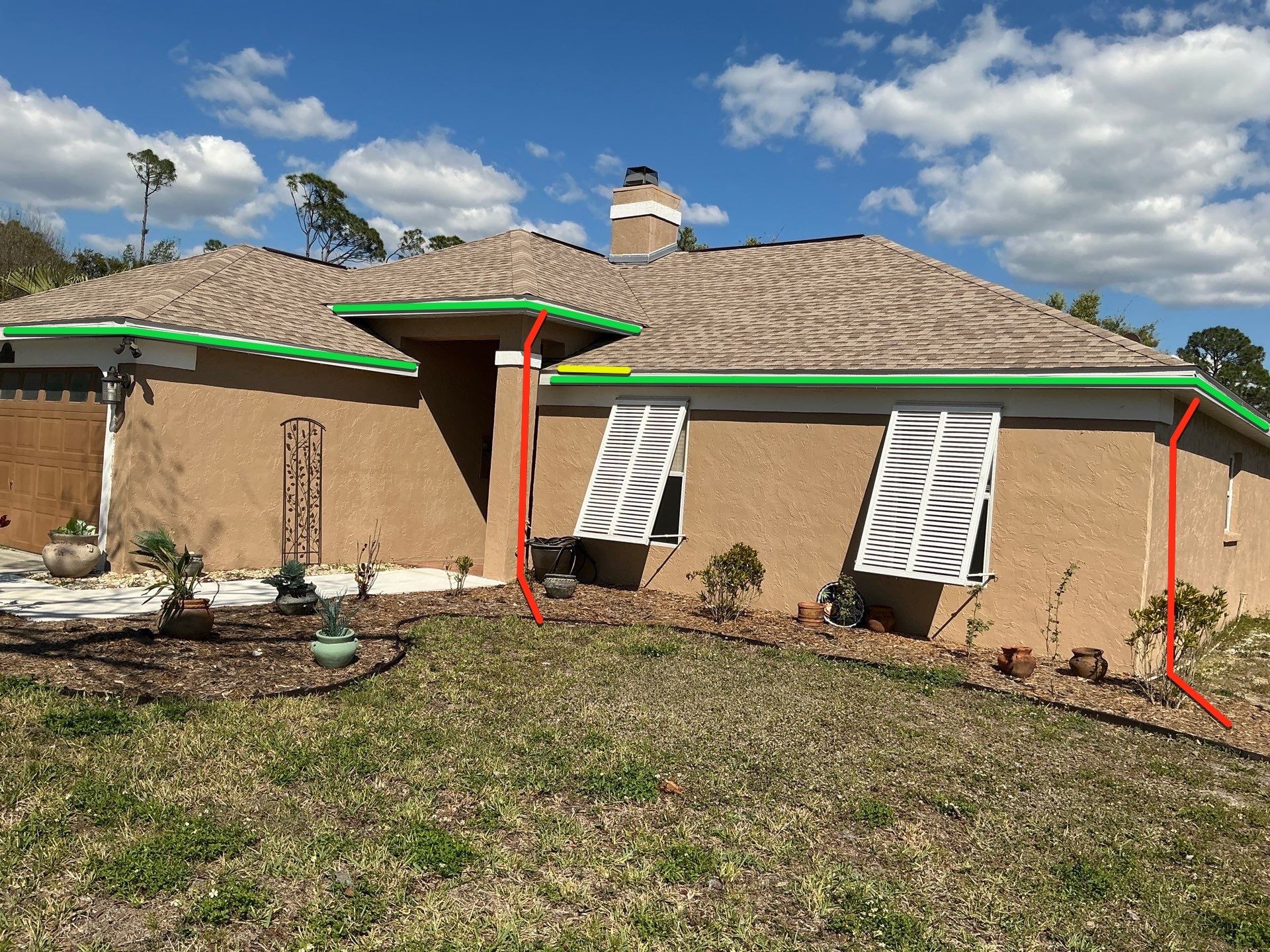 6 Inch Seamless Gutters using K-Style Seamless Gutters in Sarasota FL by Gutter Professors