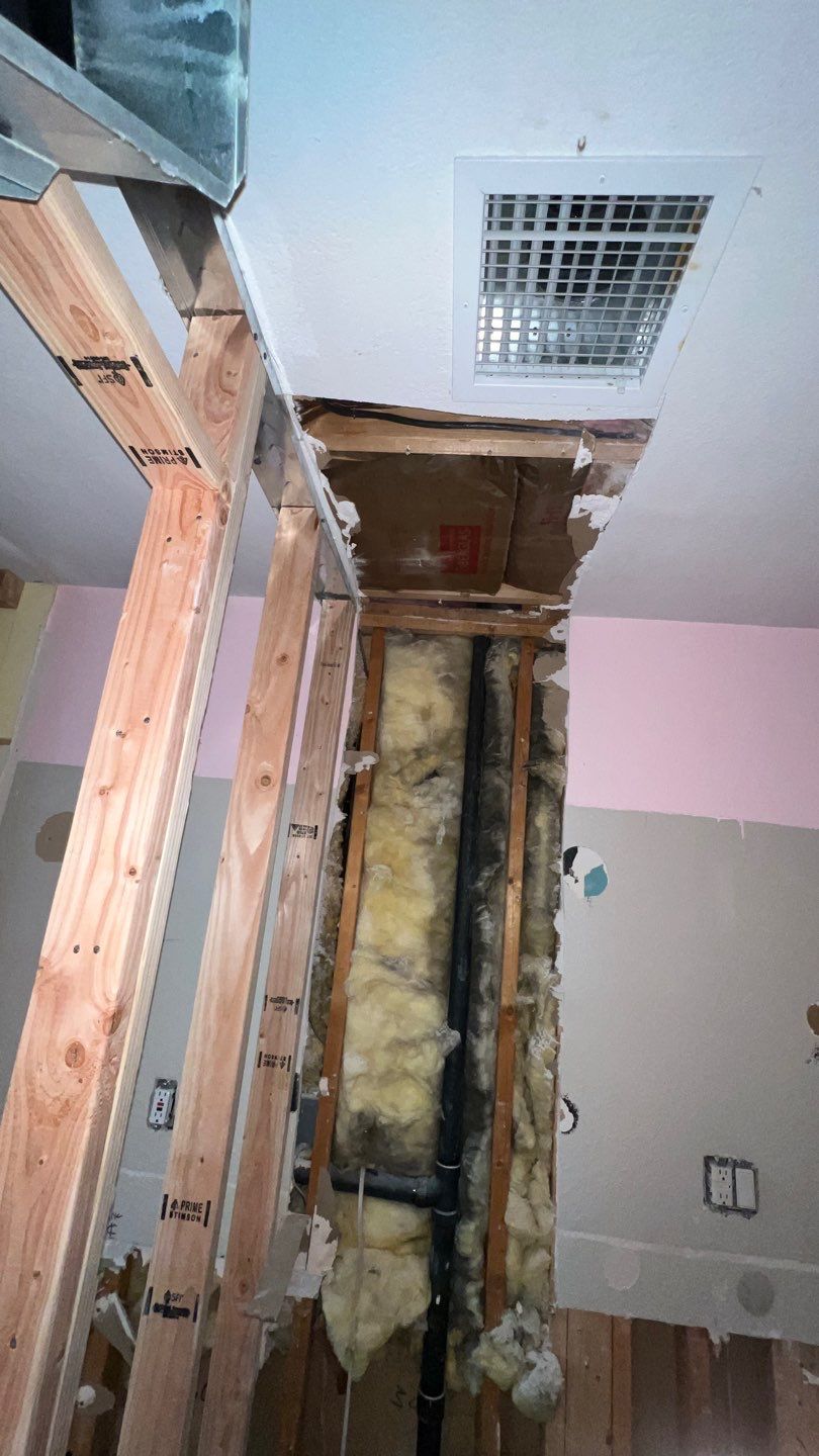 Two Bathroom Remodel  by Plumbing Connect Systems LLC