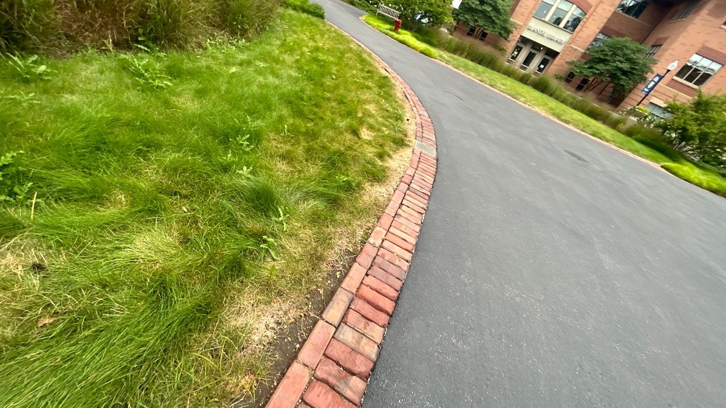 natural stone using Algaecide, soft wash soap by Northern Power Washing LLC.