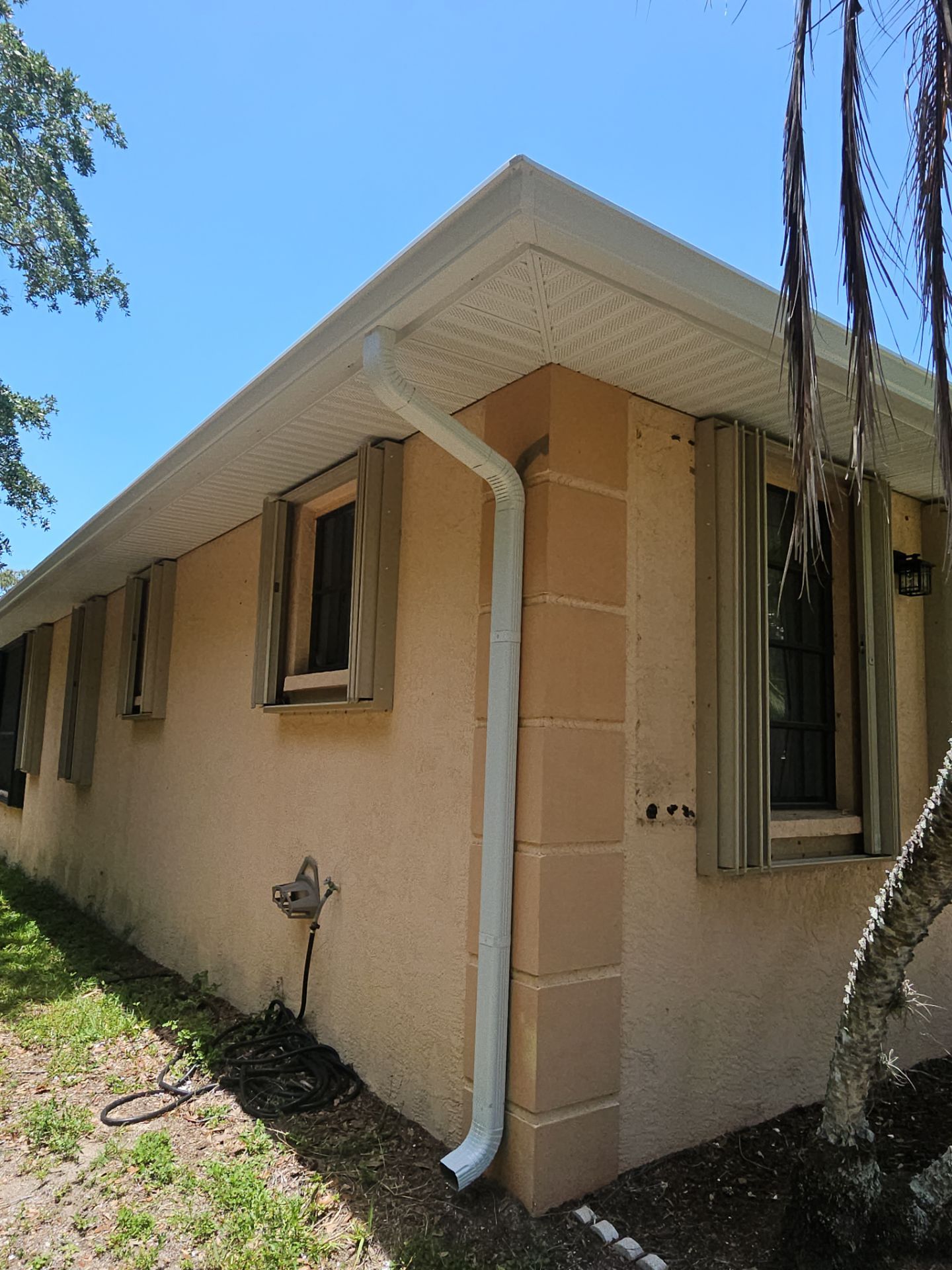 Gutter & Soffit Project in Englewood, FL by Gutter Professors