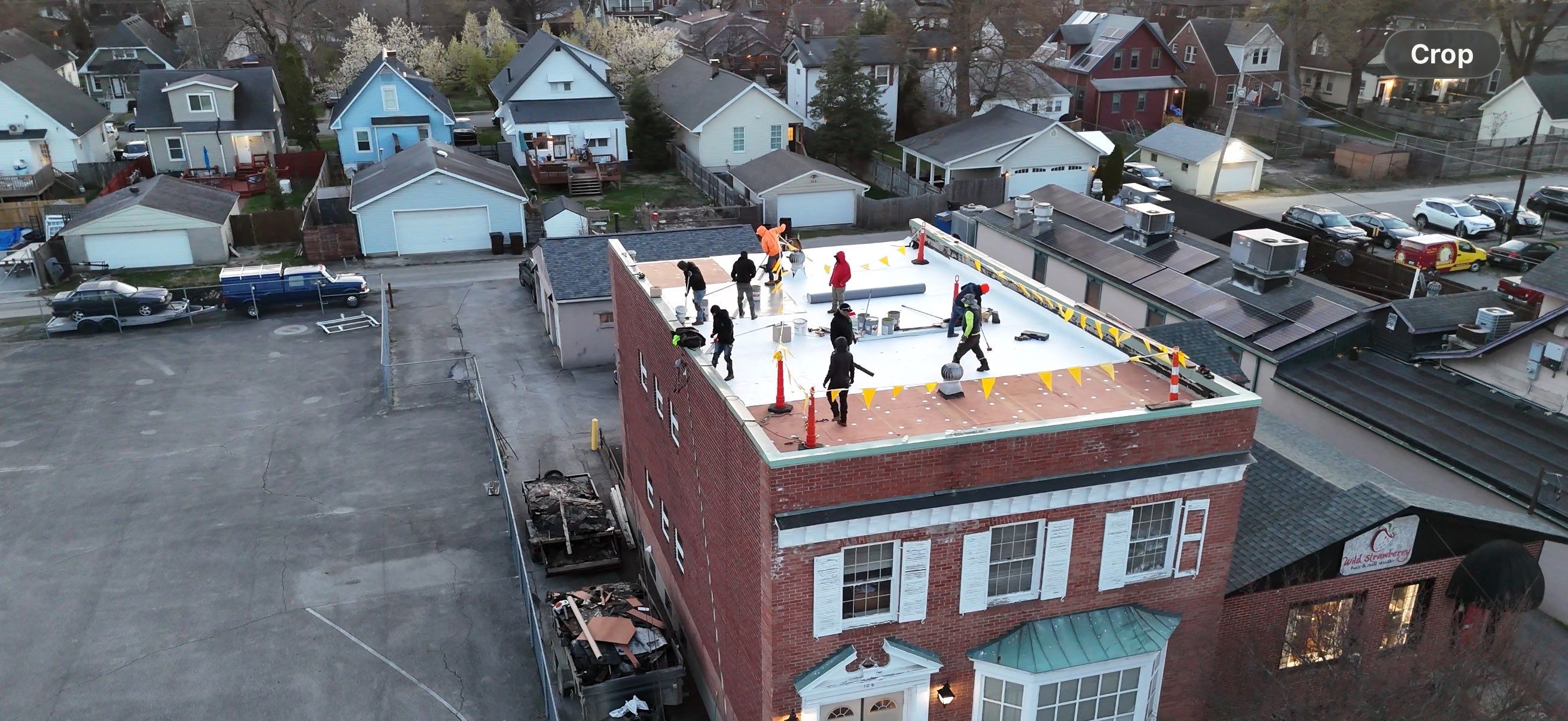Flat Roof Replacement in Louisville, KY by GreenForce Restoration