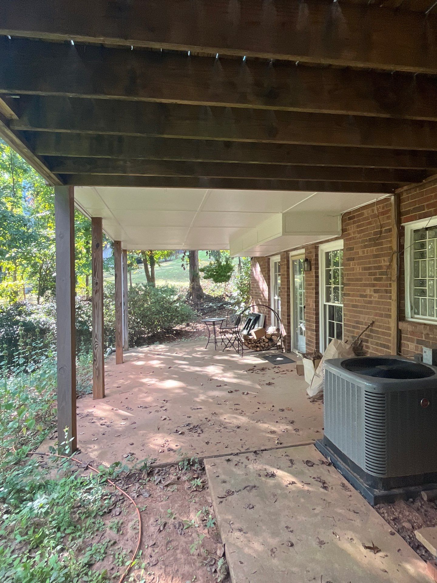 Deck Build and Screened-In Porch Install with Wild Hog 6' Black Mesh Panel Railing by Nelson Exteriors 