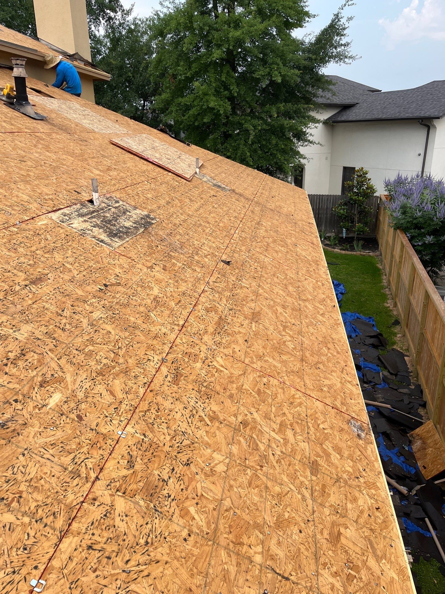 Residential Roofing Installation using Owen's Corning Duration (Lifetime) Shingles by Roof Repair Company