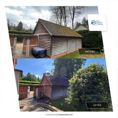 Roof Clean - Moss Removal - Gutter Clean using Honda 15lpm Low Pressure Washing Machine