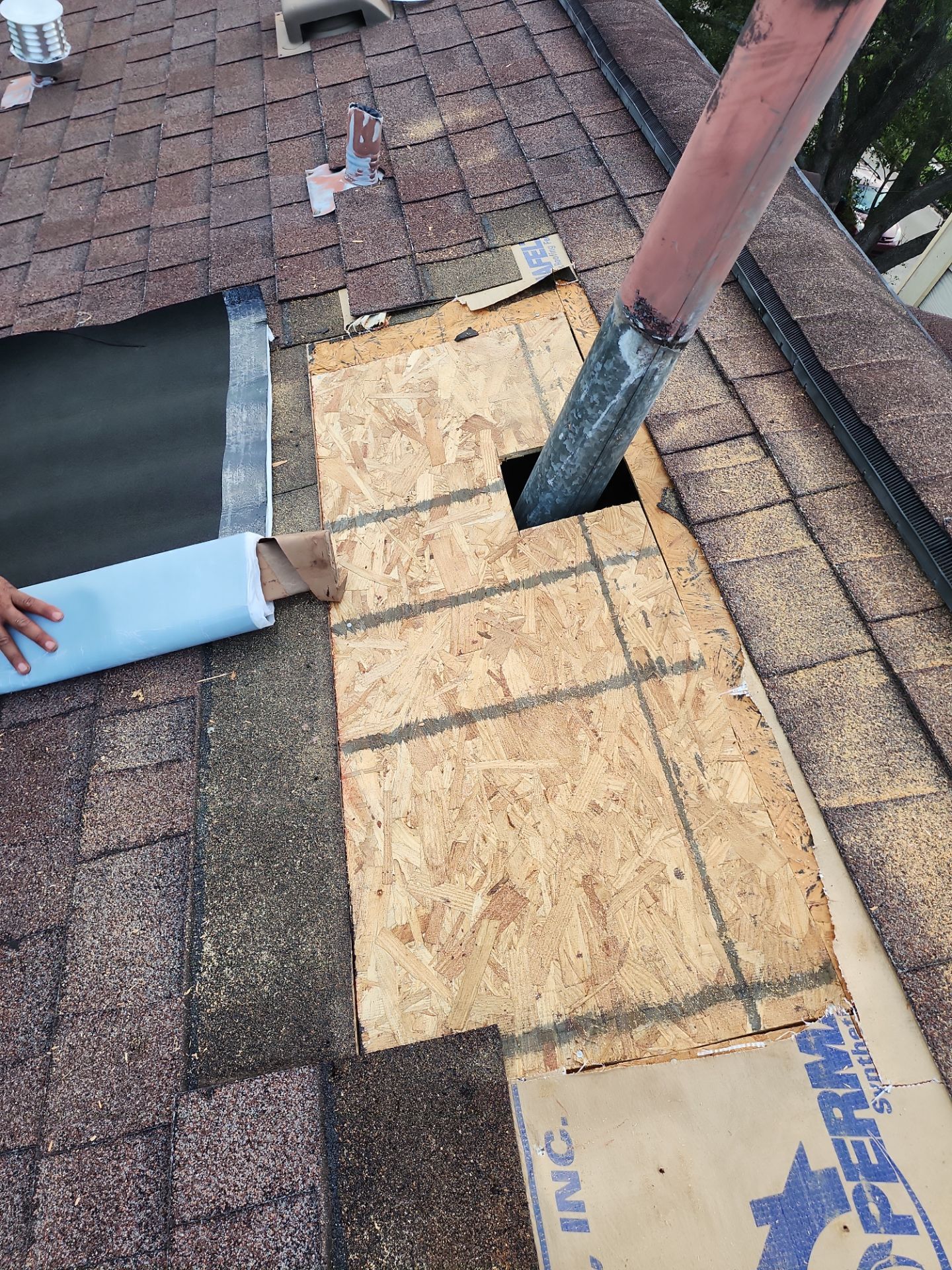 Residential Roofing Repair using Owen's Corning Duration (Lifetime) Shingles by Roof Repair Services LLC