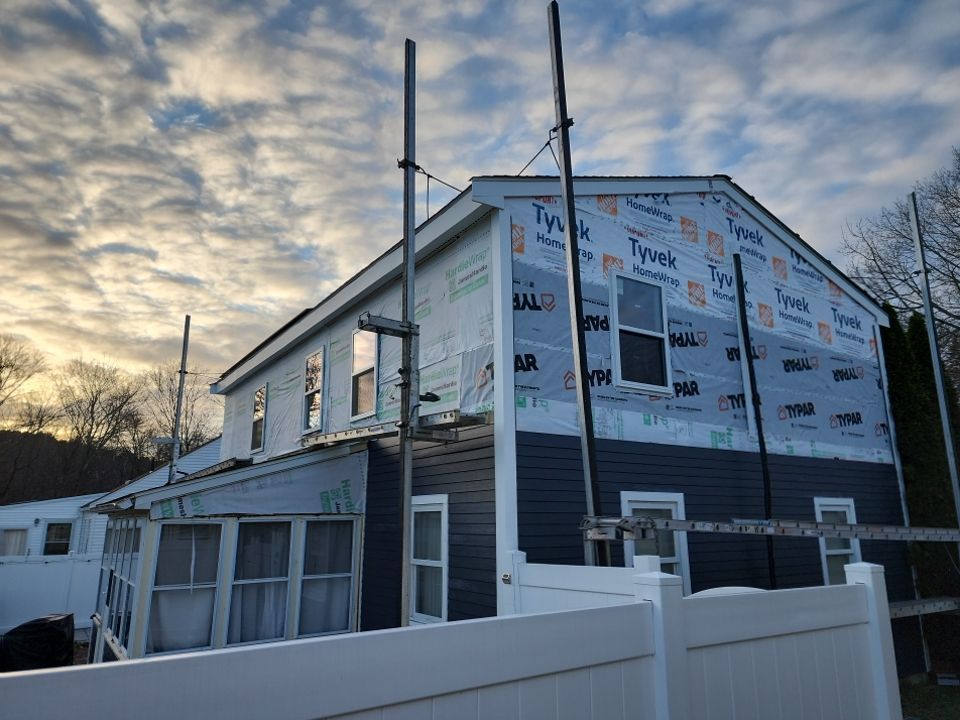 Siding Installation using James Hardie by UBrothers Construction