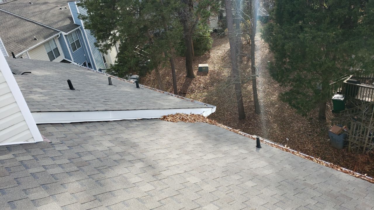 Gutter Cleaning using water by Power Wash Masters LLC