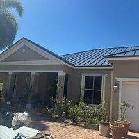 24ga 1.5" Mechanical Seam Charcoal Gray  by Total Roofing System The Metal Roof Experts
