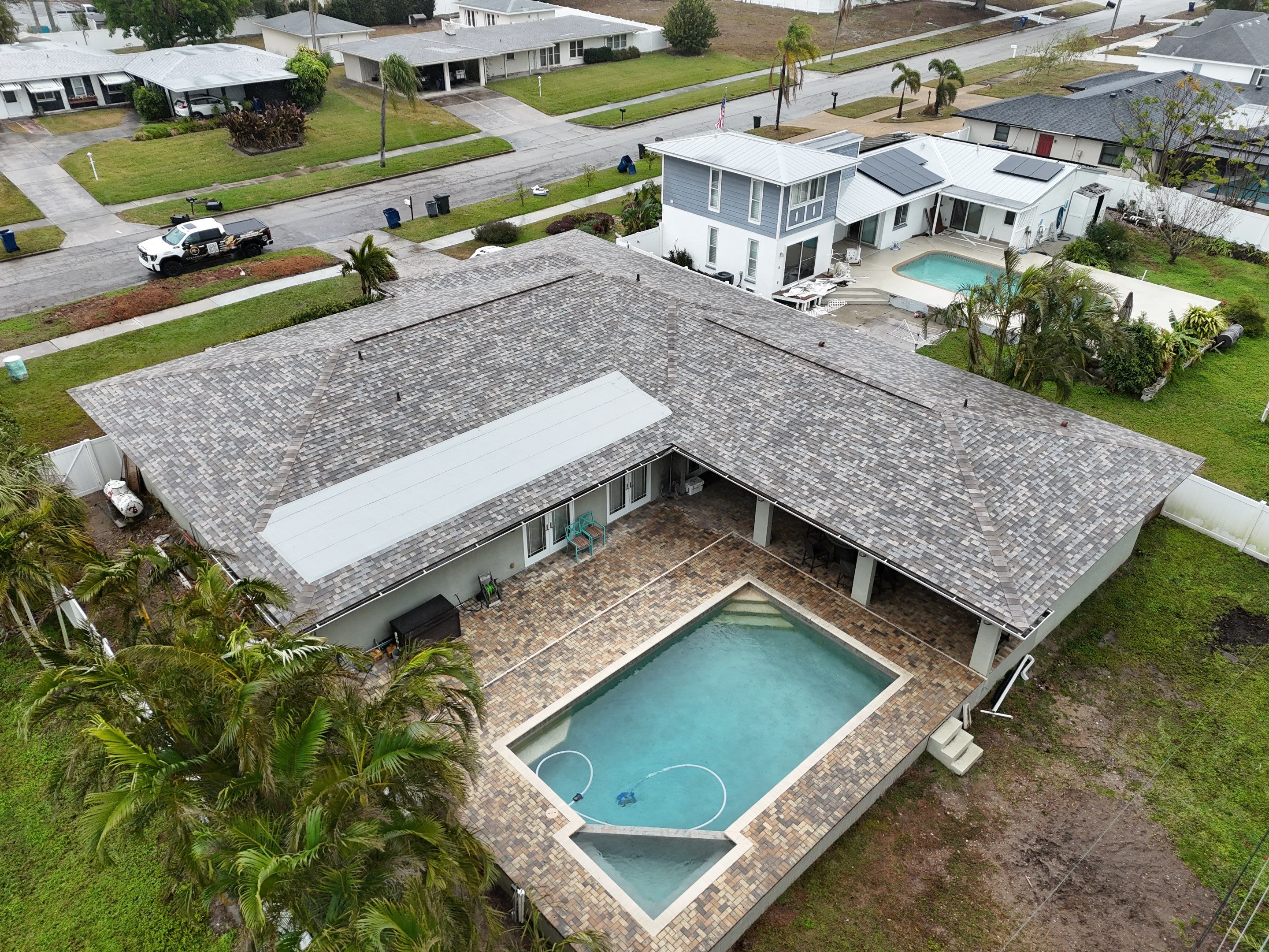 Roof Replacement in Sarasota FL. by Steadfast Roofing 