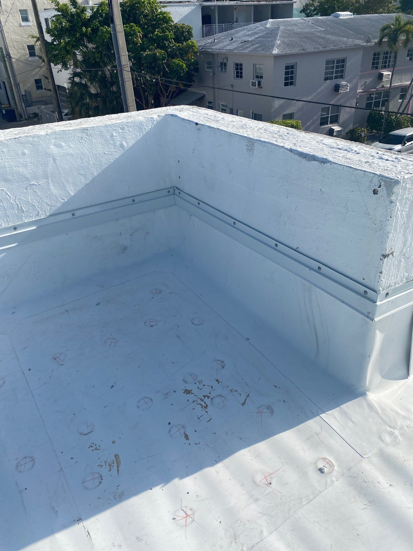 Miami Beach Condominium Complete Flat Roof and TPO Installation by AJF ROOFING INC