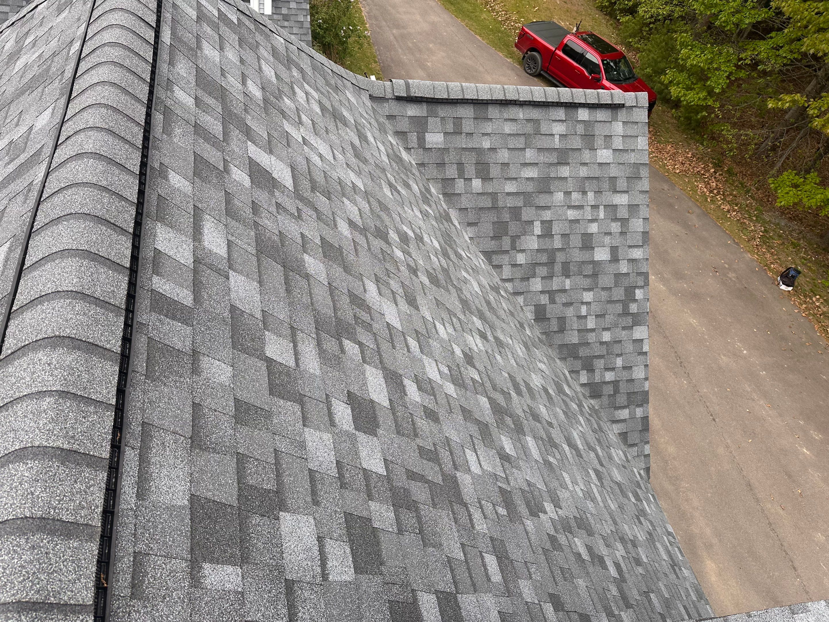 Owens Corning Asphalt Roof Replacement in Deerfield, NH by Tall pine roofing