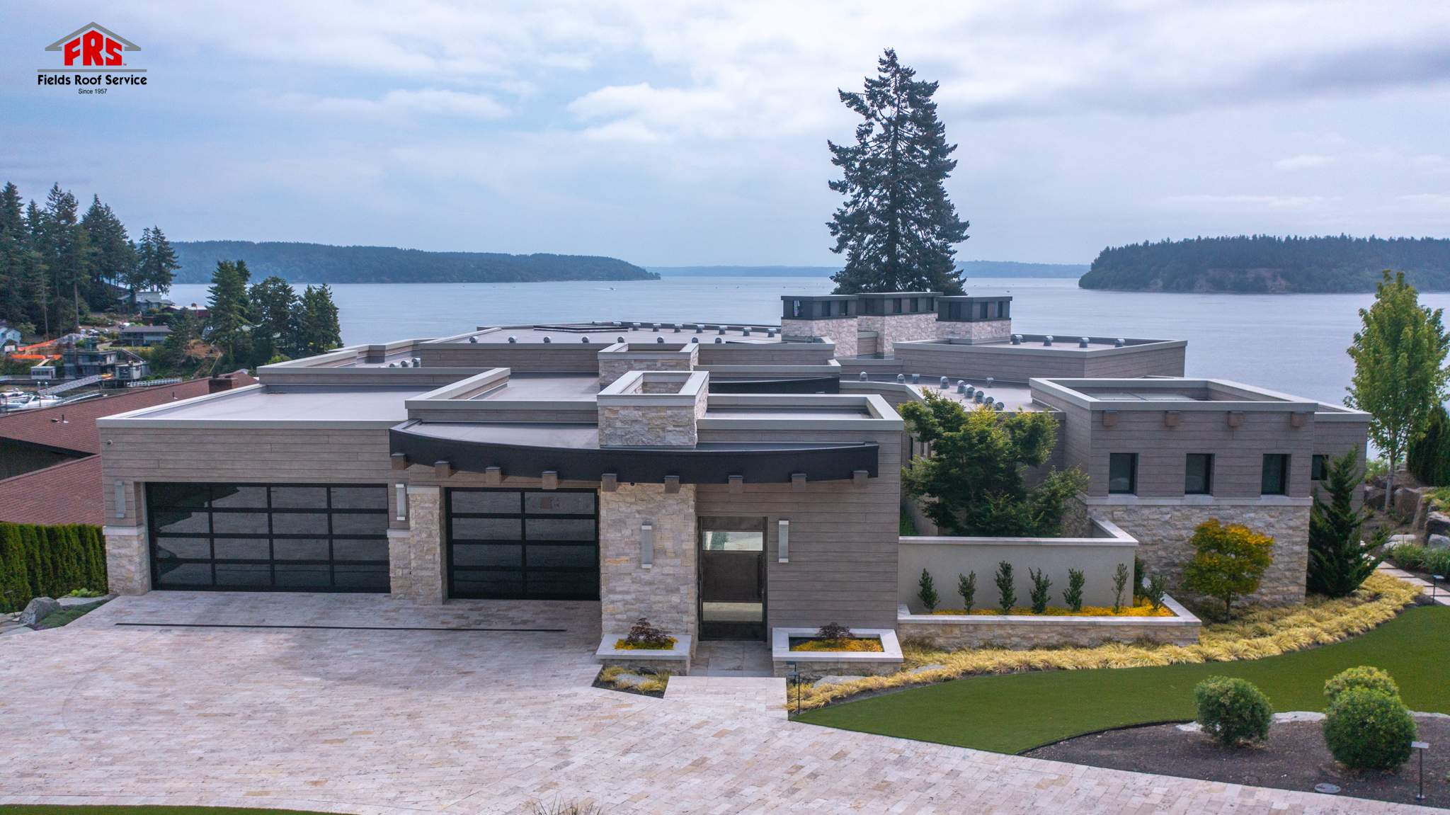 Gig Harbor Residential Reroof - TPO by Fields Roof Service Inc