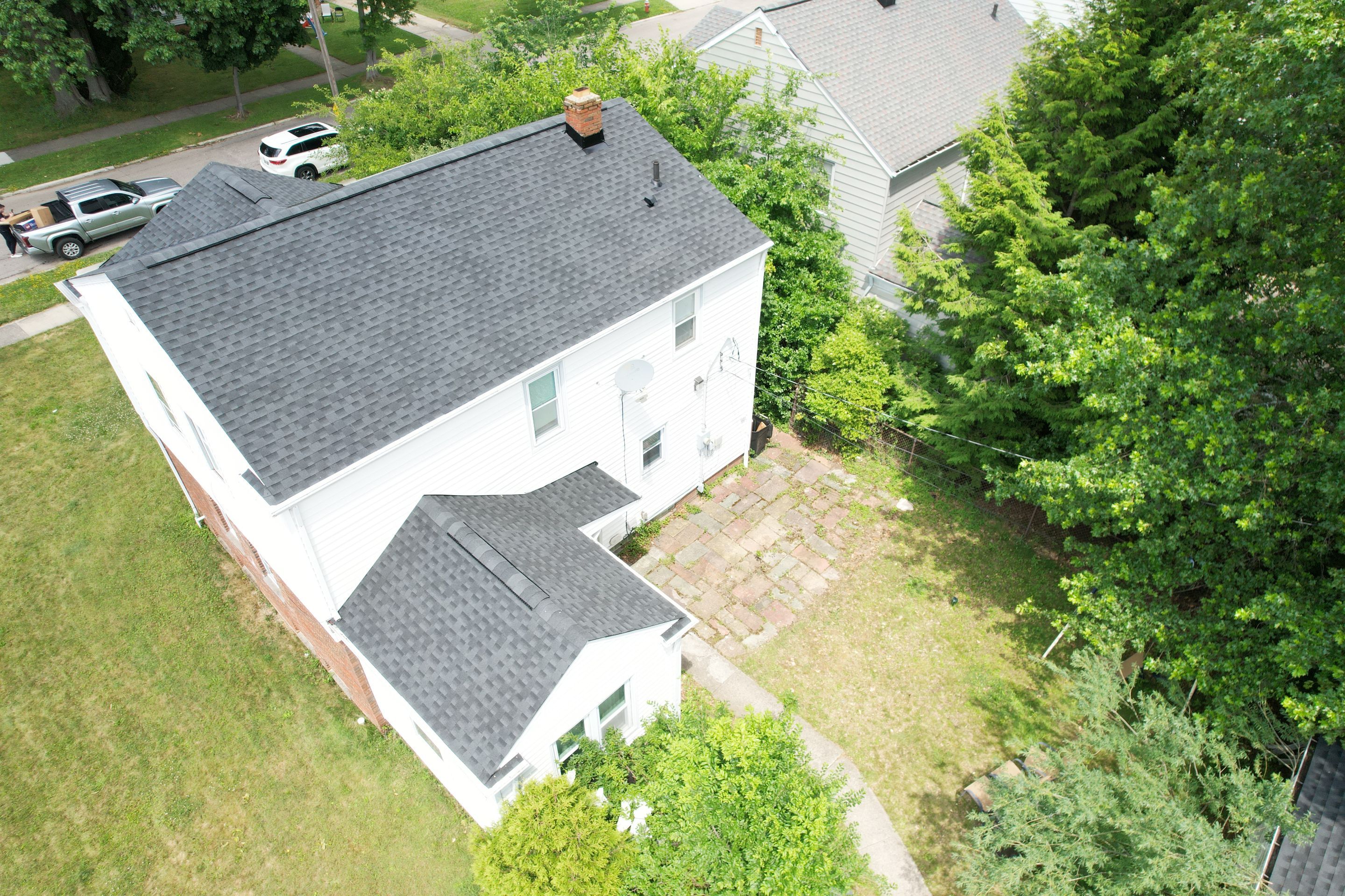Cleveland heights roof storm restoration replacement by Atlas Roofing & Restoration