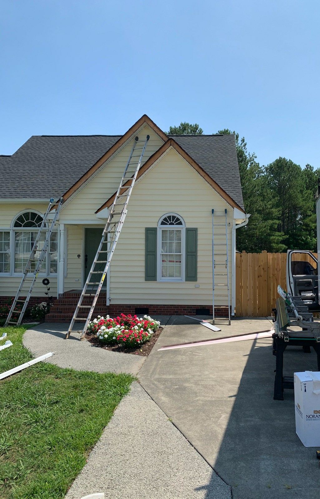 Residential Roofing Installation using Roof Installation by American Roofing NC