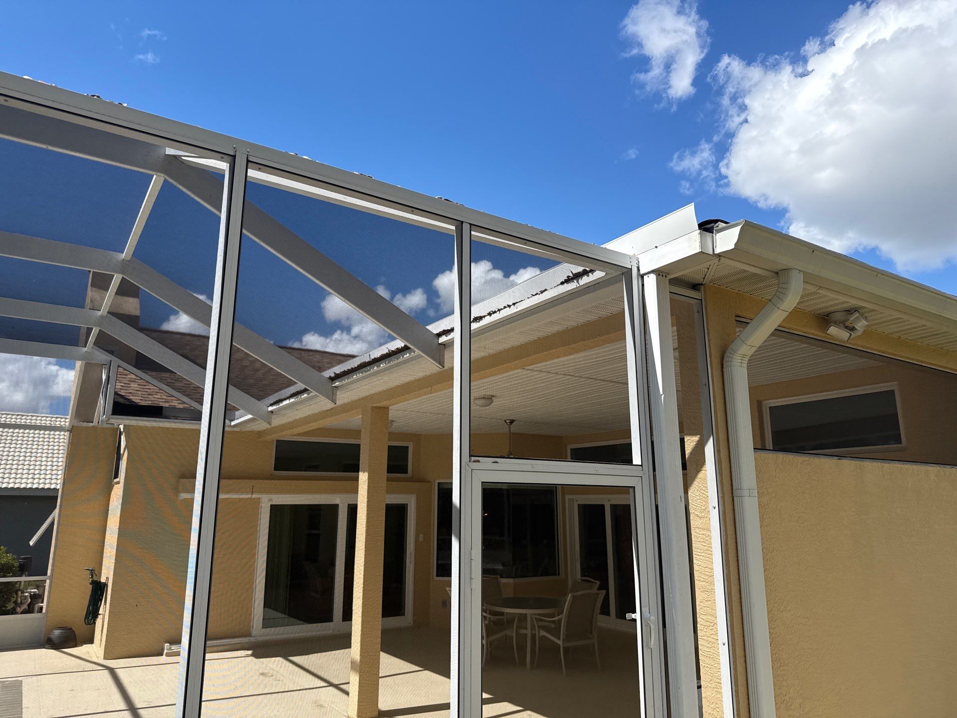 Painted Pool Deck, Pool Cage & Exterior Surface Cleaning in Creekwood – Bradenton, FL by Sunshine AquaWash