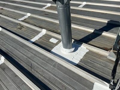 Commercial Roof Repair - metal coating