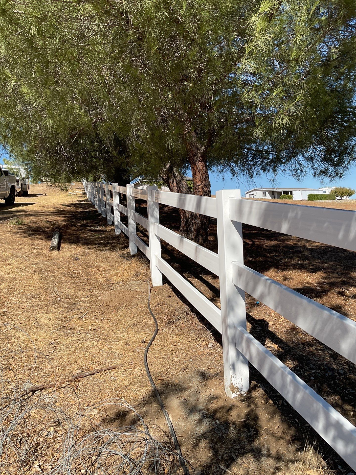 Fence Installation using Vinyl  by Fence Guys Inc. 