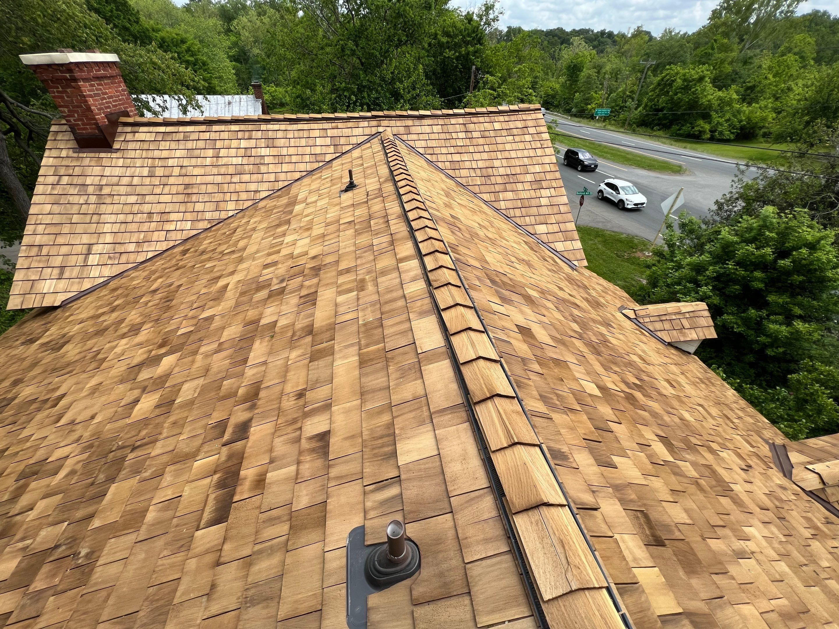 Gainesville Historic Structure: Western Red Cedar #1 Perfection G&R CCA Cedar Shakes by RM Banning, Inc.