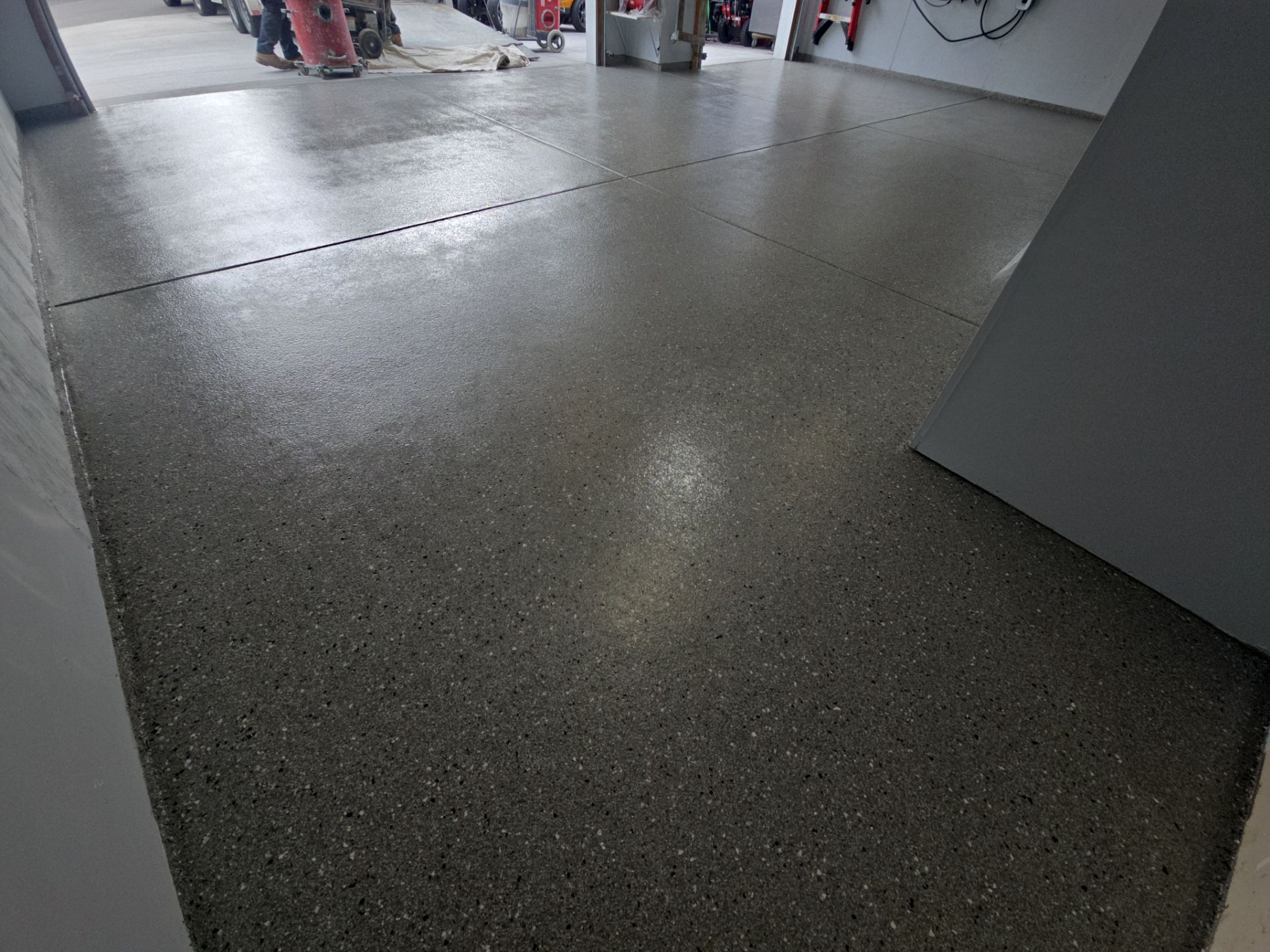 Garage Transformation using Shale Hybrid by Croc Coatings, LLC