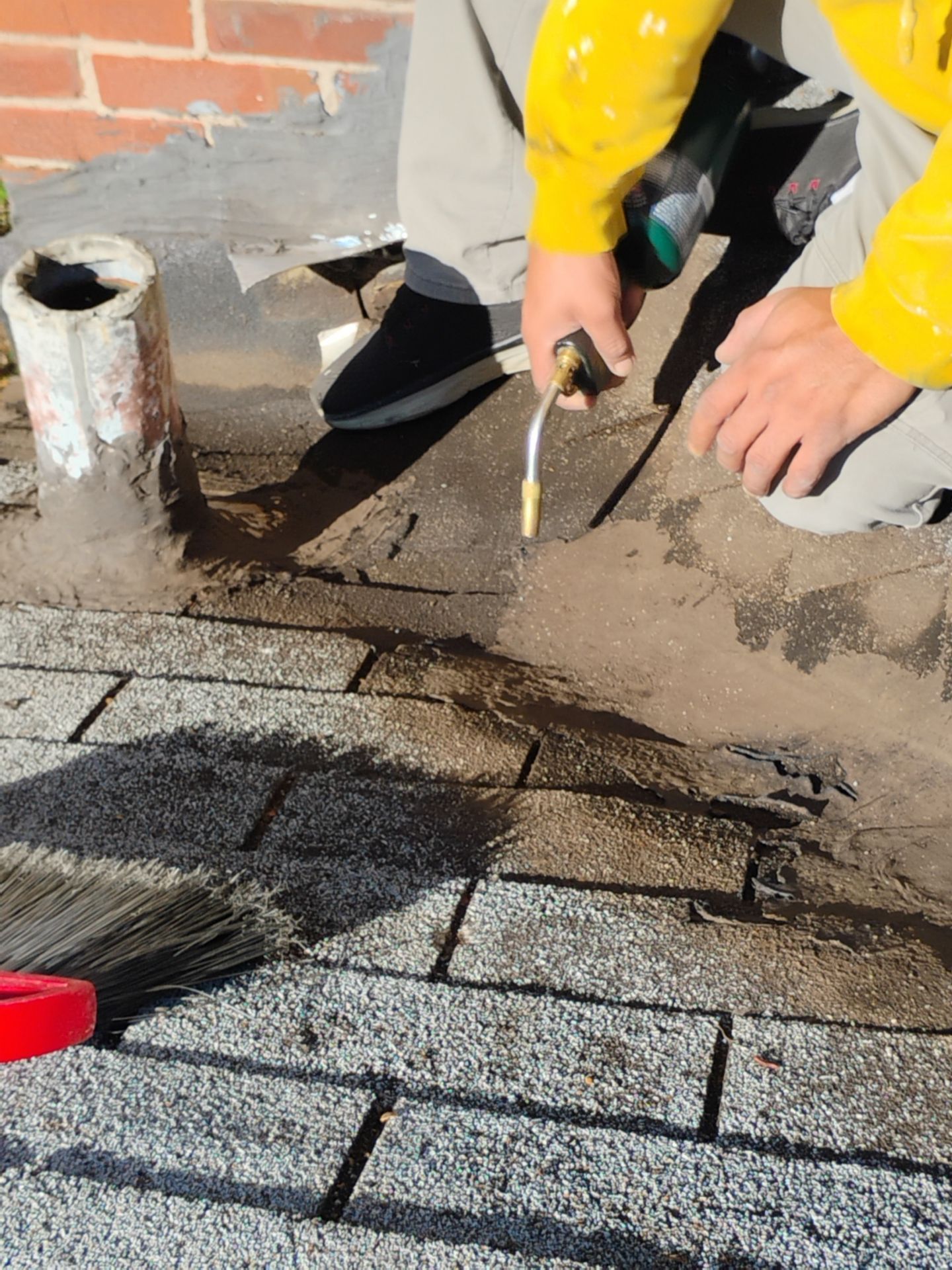 Roof Patch & Basement Plumbing Repair Project - Jennings, MO by Legendary Services Company LLC.