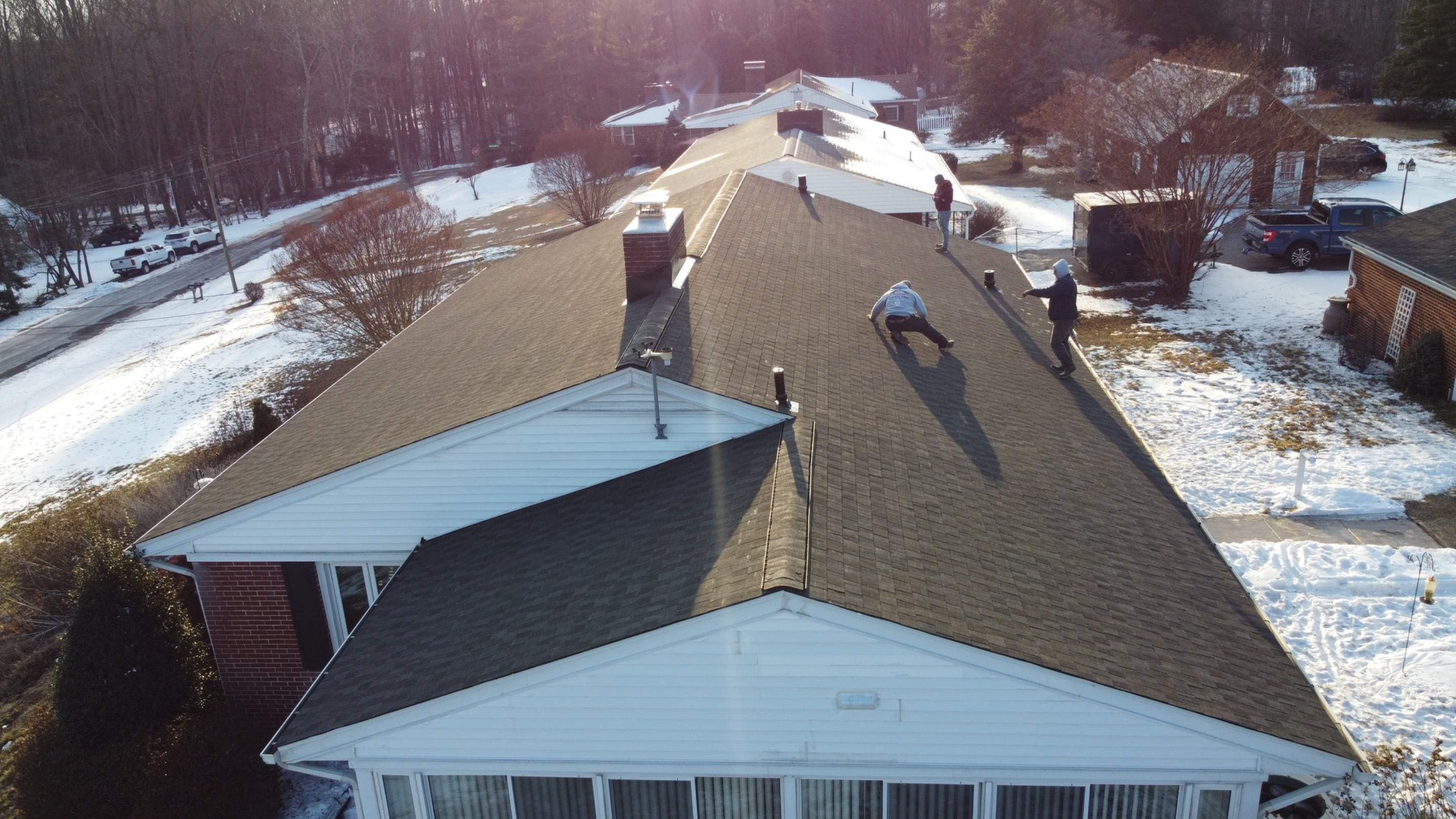 Residential Roofing Installation using GAF Timberline HDZ by Matter Construction, LLC