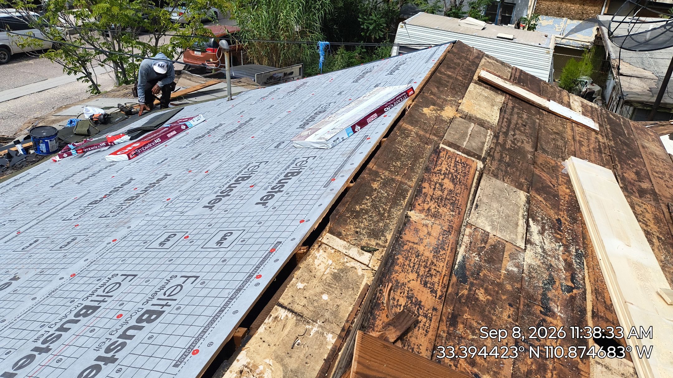 Comprehensive Roof Replacement and Structural Wood Repairs in Miami, Arizona by APM Builders LLC