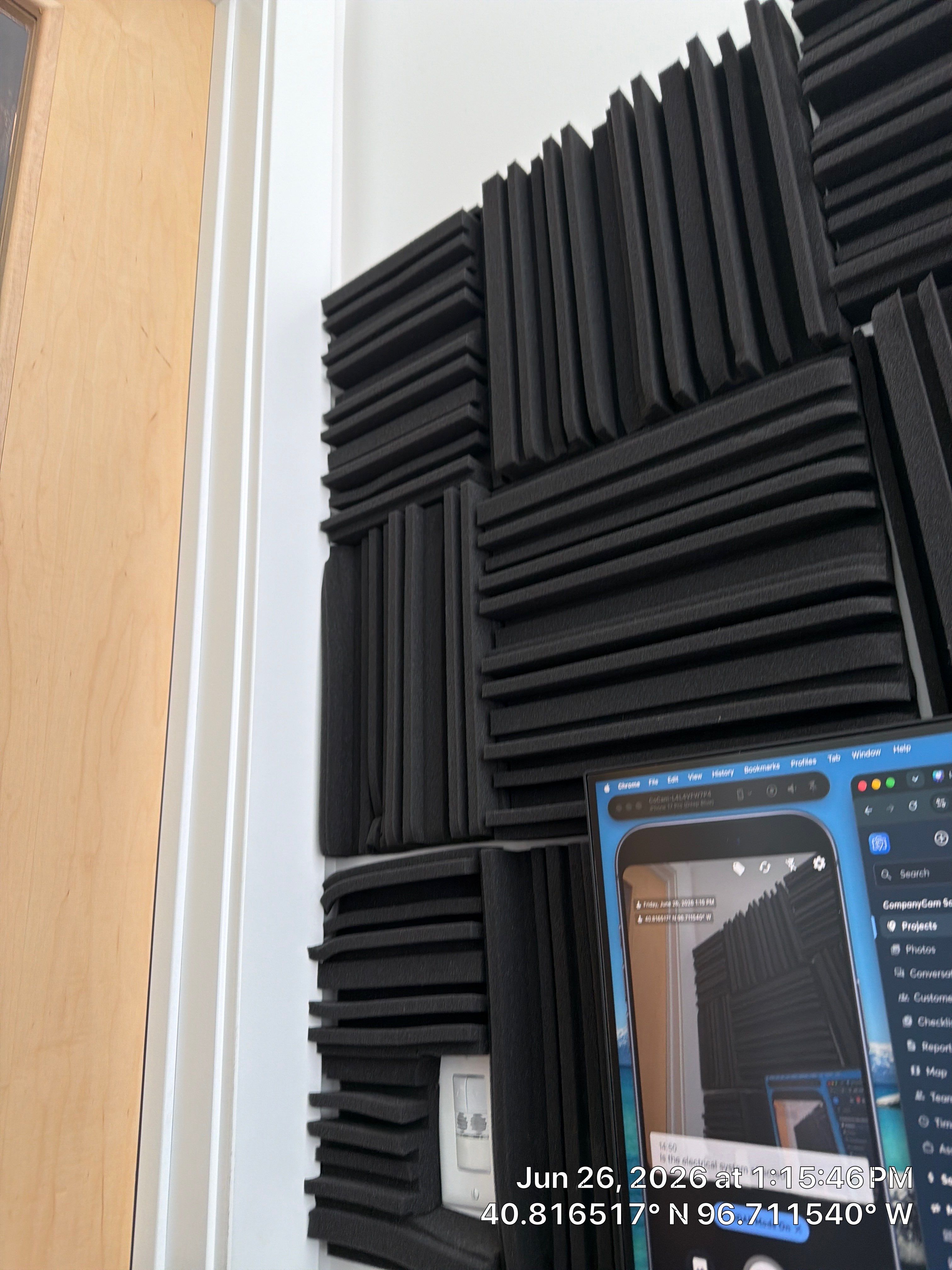 Lincoln Office Space Upgrade with Acoustic Treatments and Interior Glass Signage by CompanyCam Sales Demo