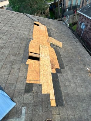 Residential Roofing Repair using Owen's Corning Duration (Lifetime) Shingles