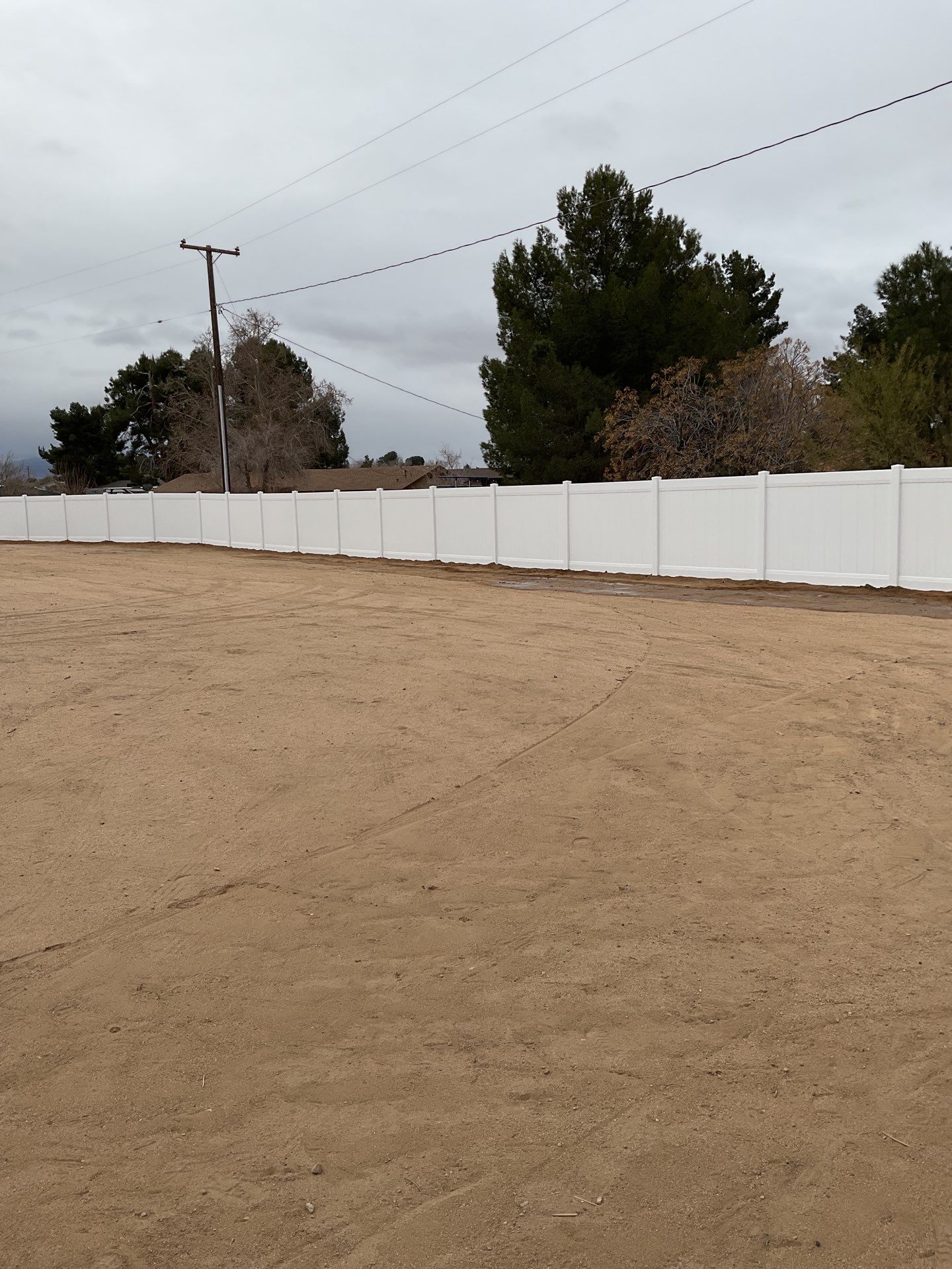 Fence Installation using Vinyl by Fence Guys Inc. 