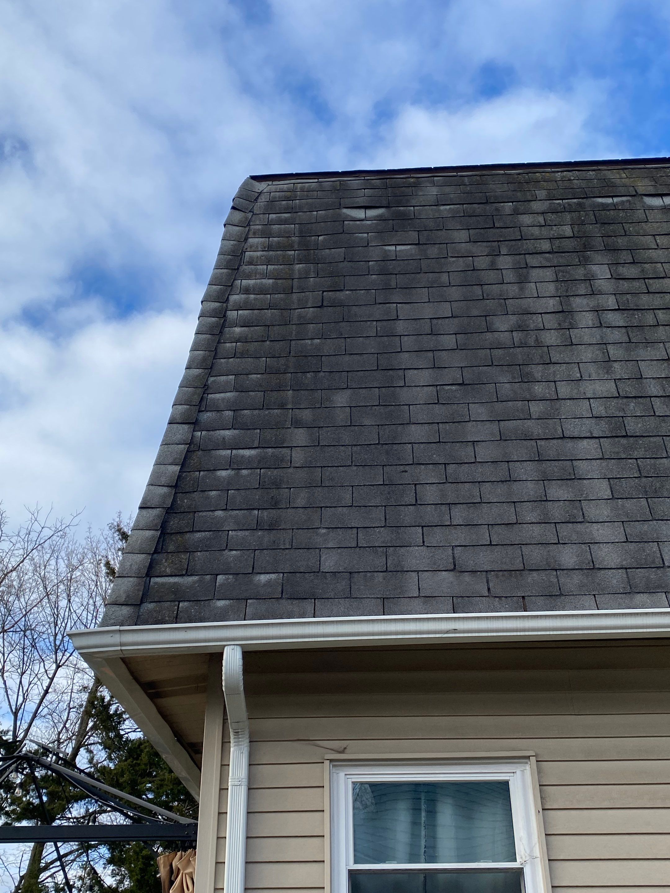 Moire Black Shingles by Reimagine Roofing