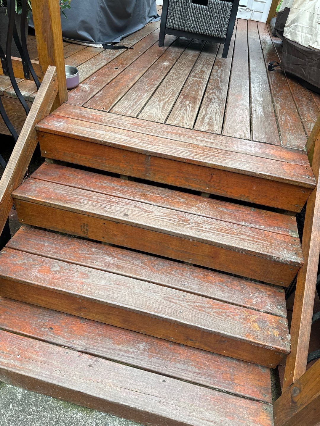 Weathered Deck using Wood Sealant by DuraSeal