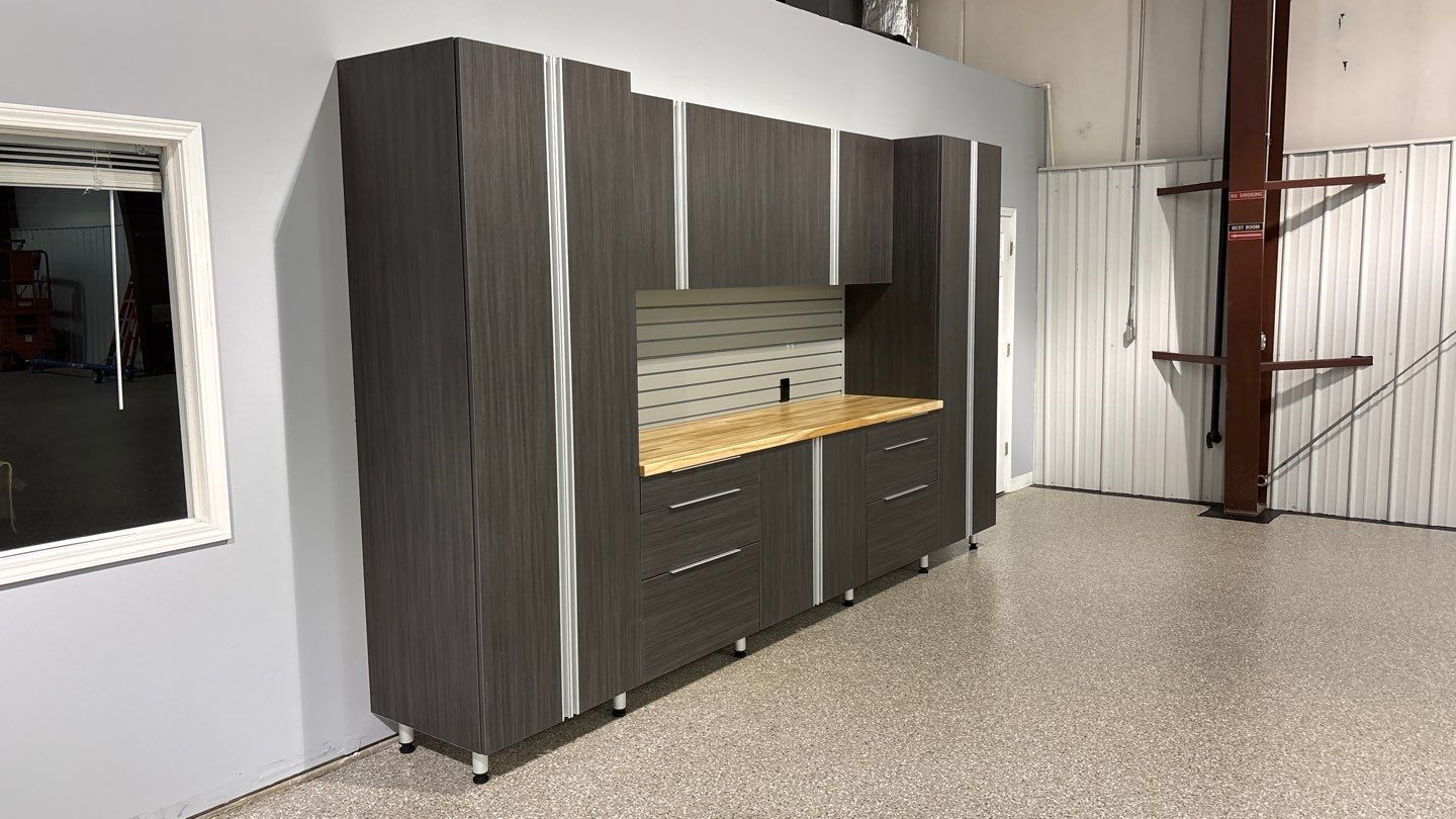 Airplane Hanger Coating & Storage! by Innovative Spaces / Innovative Concrete Coatings