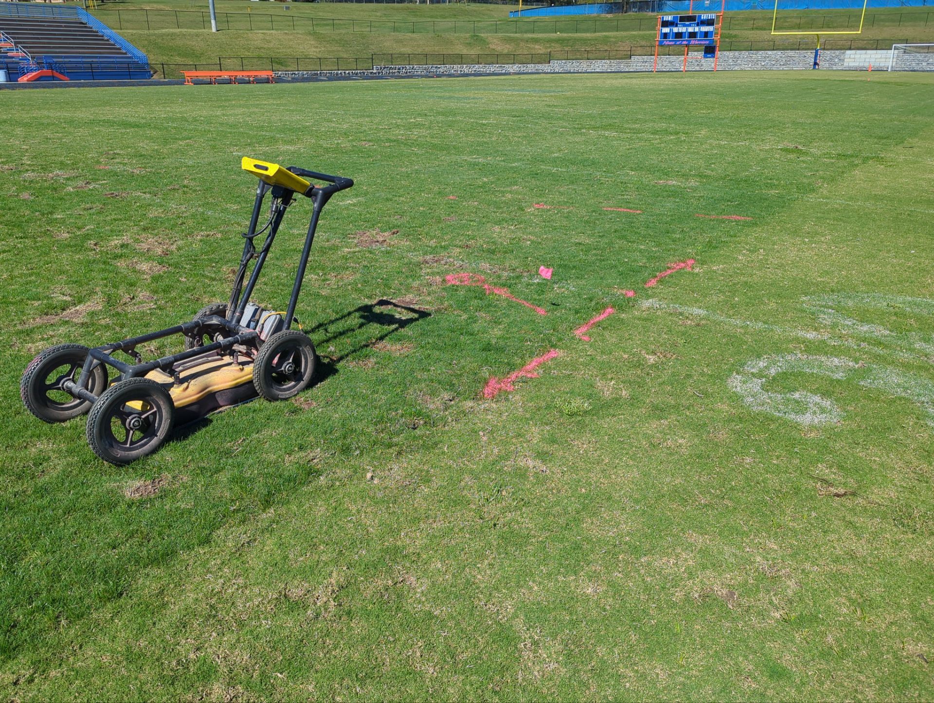 Football Field - Utility Locate and GPR Investigation by Alsip Locating Service, LLC