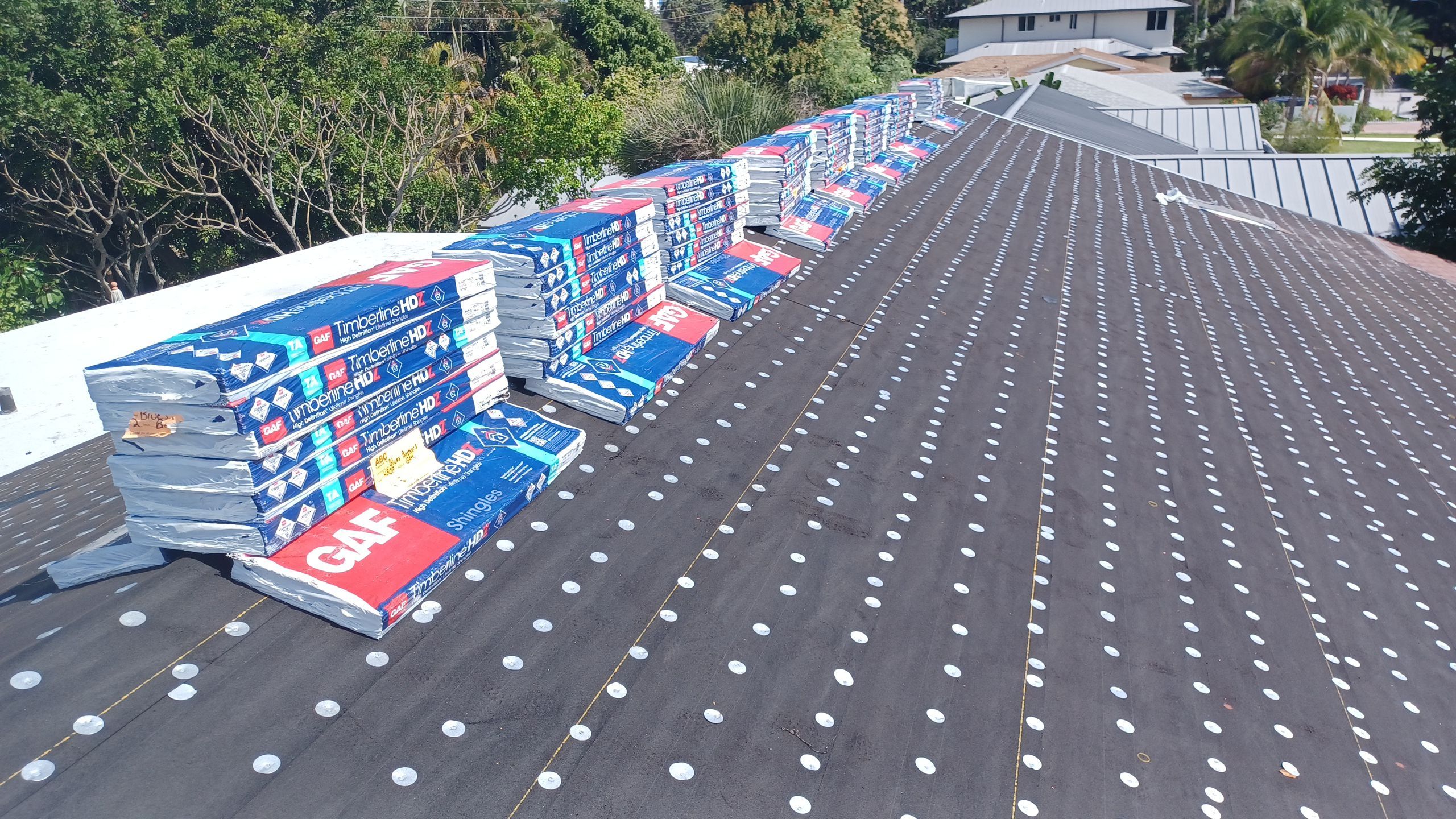 Residential Roofing Installation using GAF by BLUES BROTHERS ROOFING