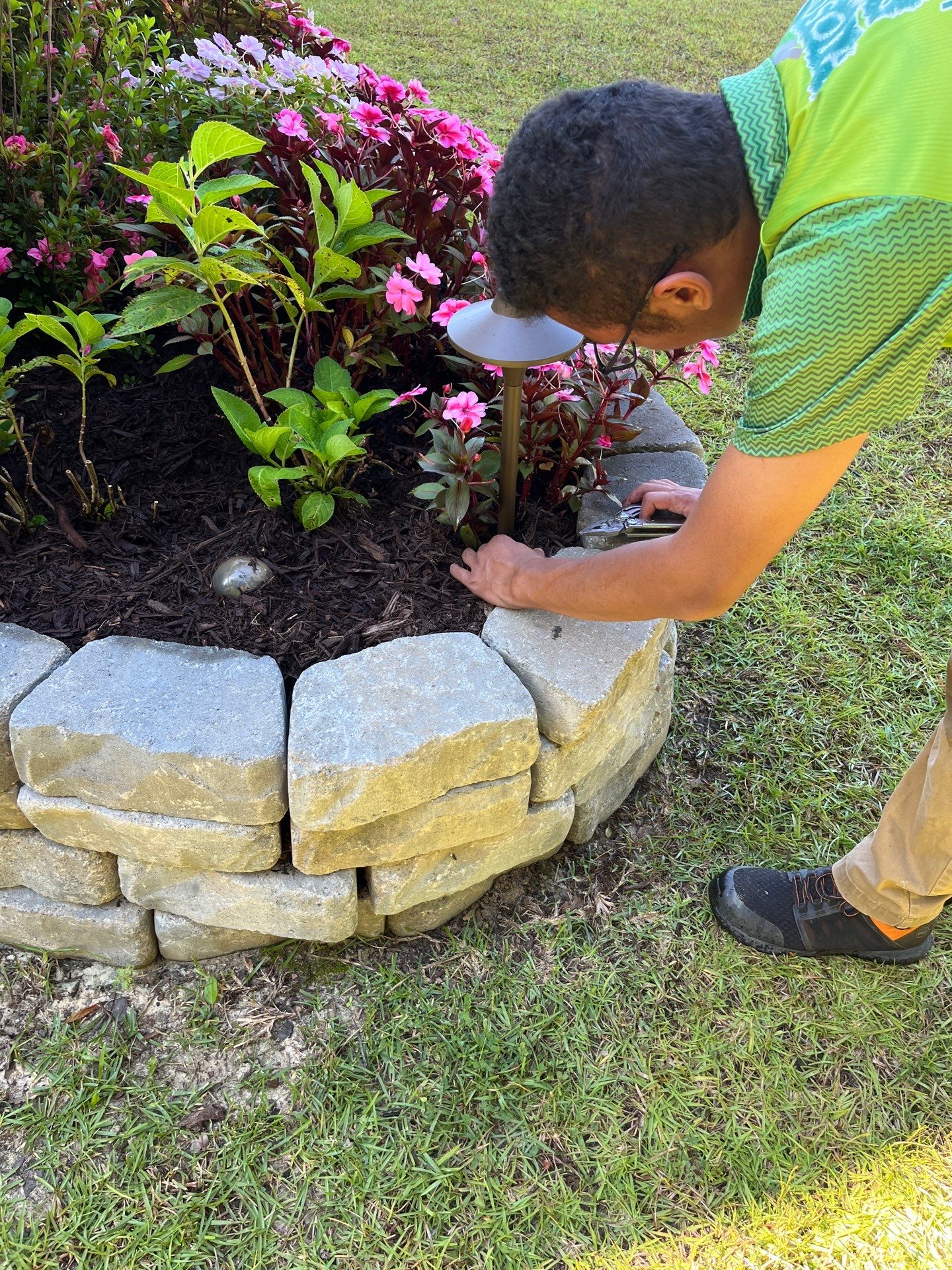 Landscape Lighting Project in Summerville by Hudson Bros Lawn Care LLC