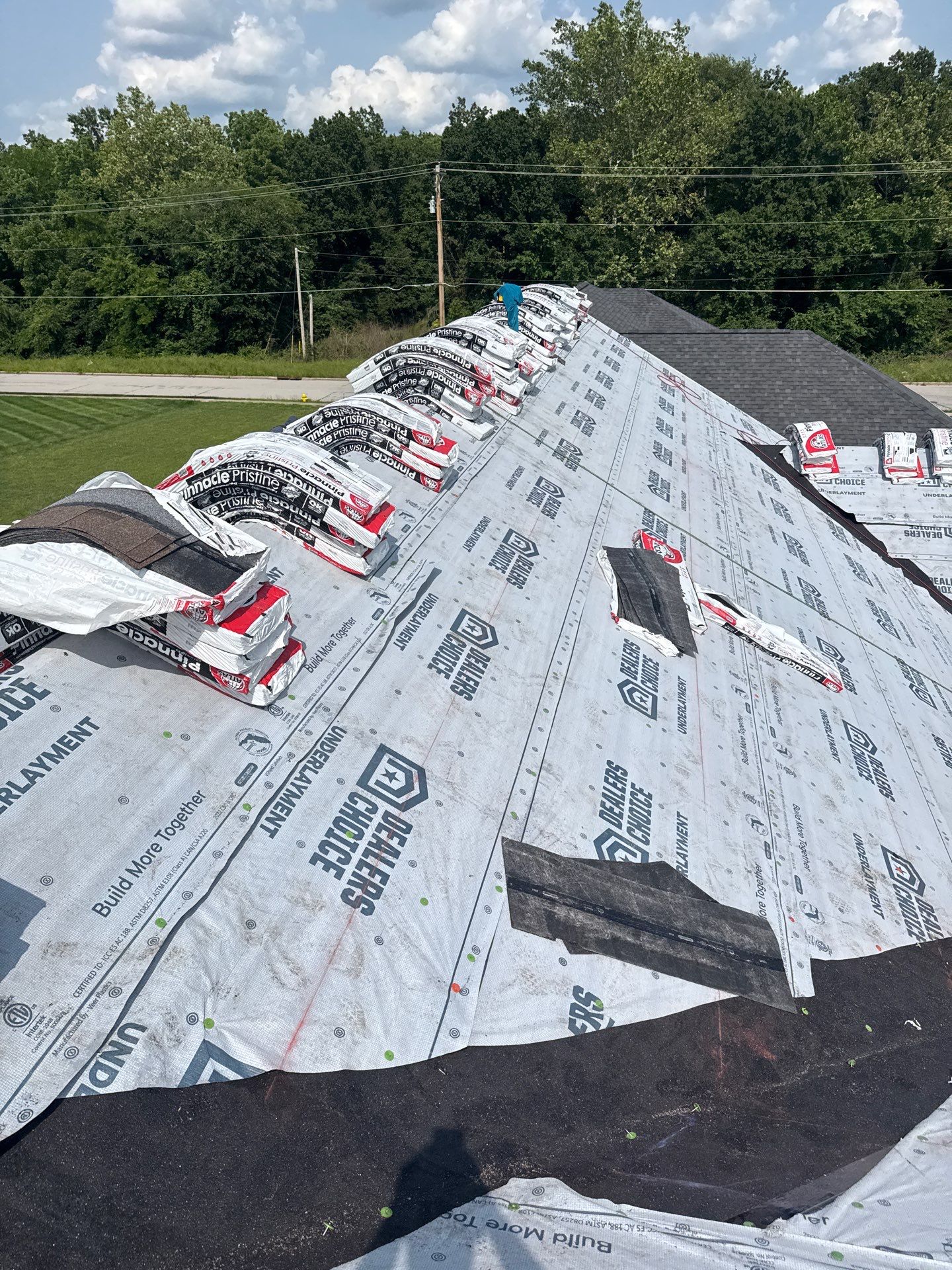 Residential Roof + Siding + Gutter & Downspouts Install  by Titan Commercial & Residential Roofing 